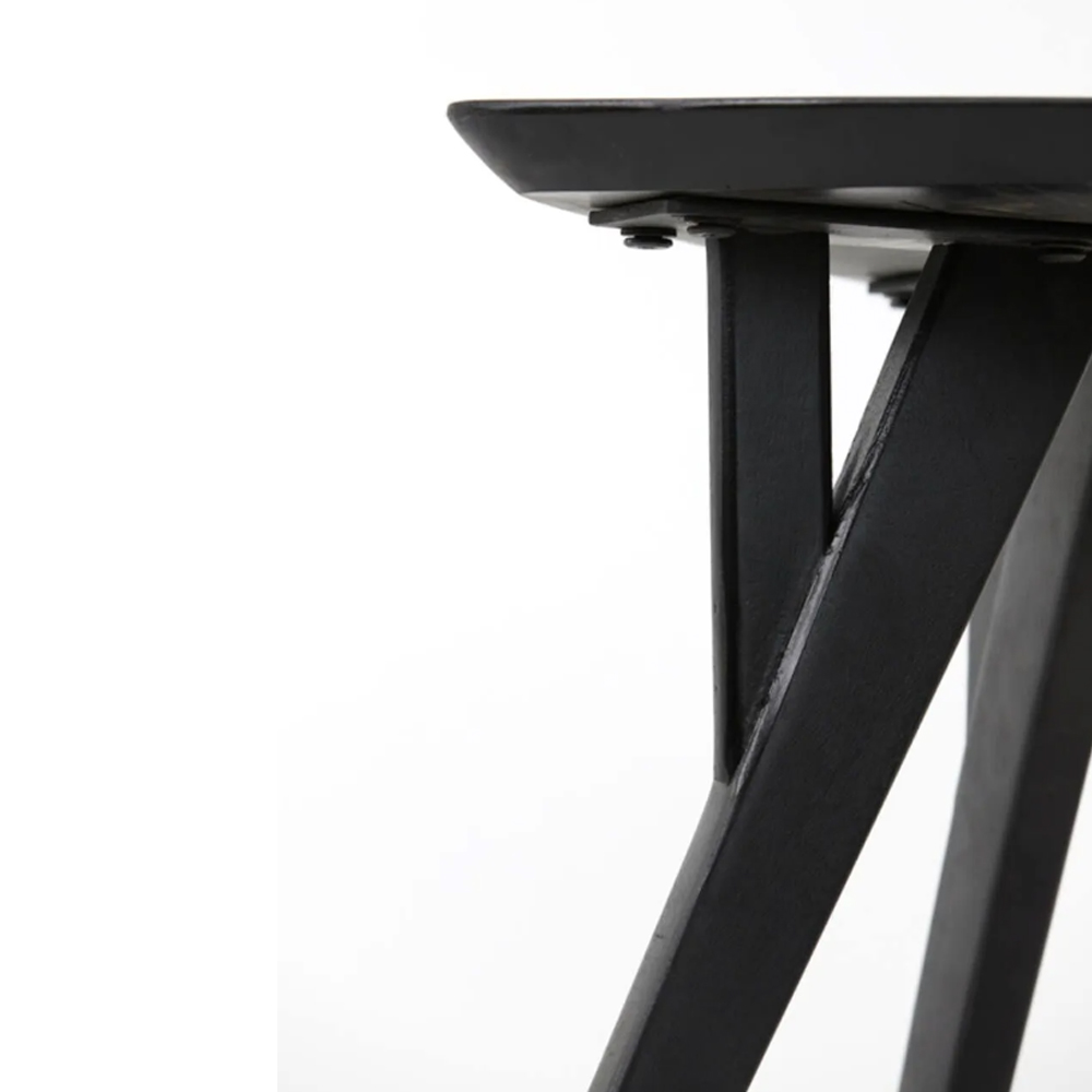 Beistelltisch QUENZA von Light & Living 44x44x36 cm Akazienholz Schwarz Beistelltisch QUENZA von Light & Living 44x44x36 cm Akazienholz Schwarz