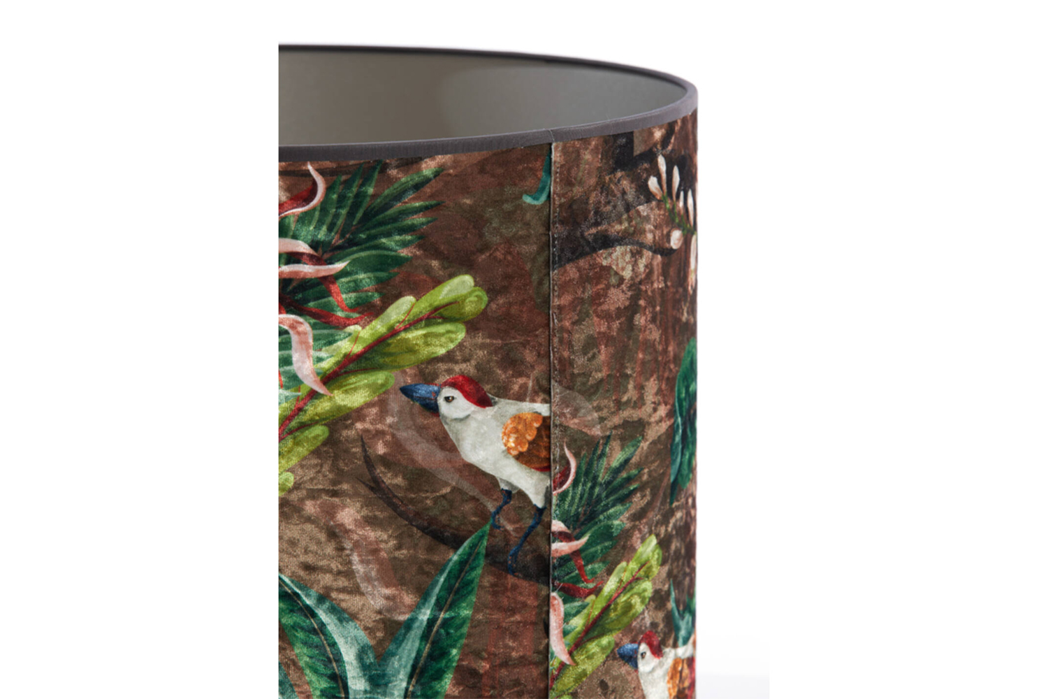 Lampenschirm Zylinder PASSARO von Light & Living Ø40x30 cm Braun