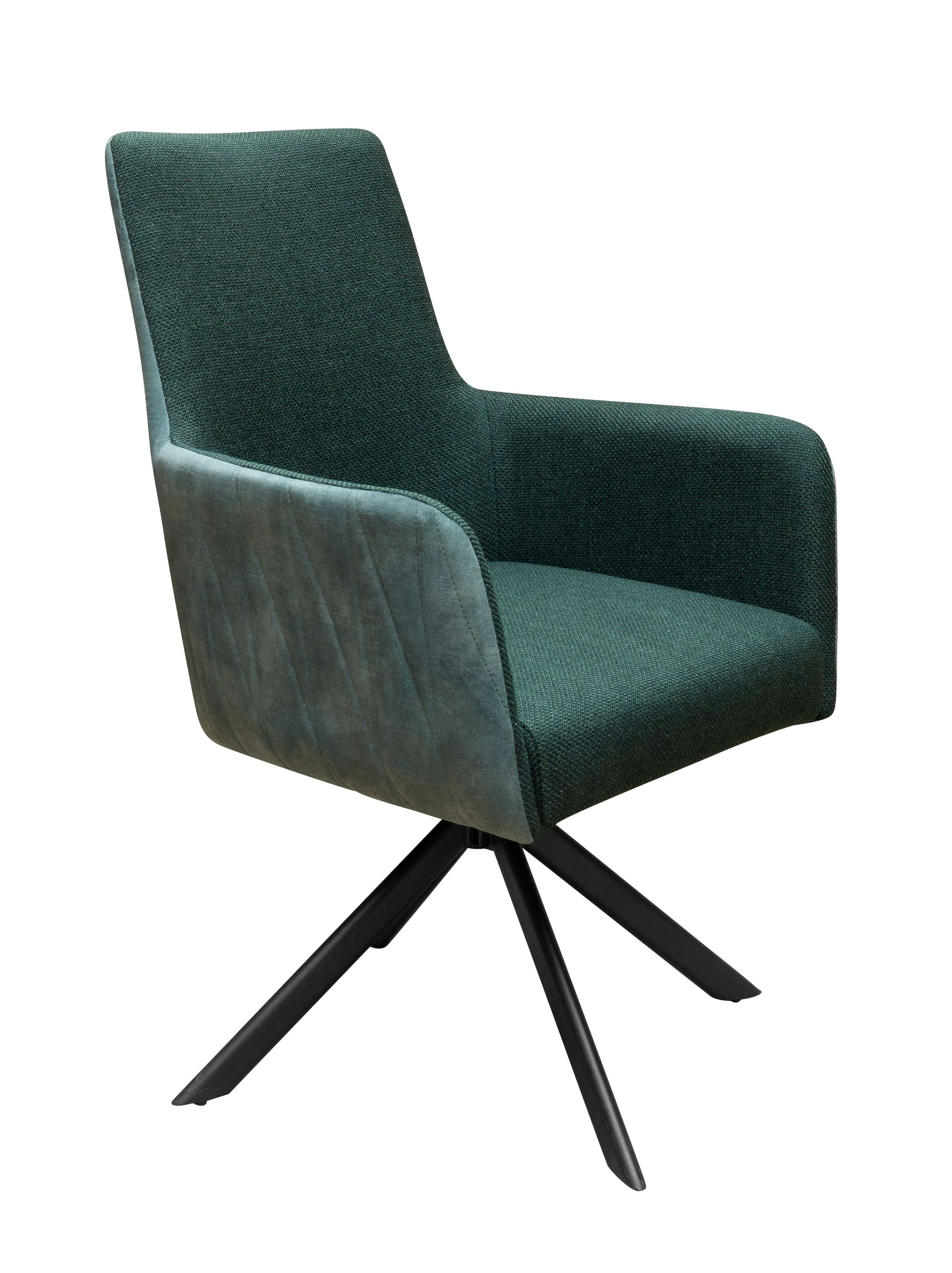 Esszimmerstuhl Prag Drehstuhl Webstoff Dunkelgrün Polsterstuhl Armlehnstuhl Sessel Esszimmerstuhl Prag Drehstuhl Webstoff Dunkelgrün Polsterstuhl Armlehnstuhl Sessel