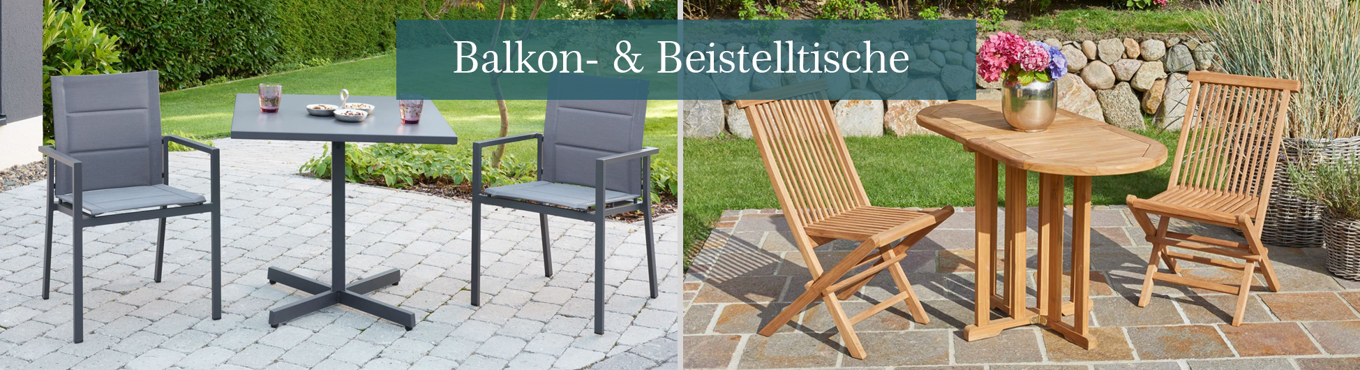 Balkon-Beistelltische