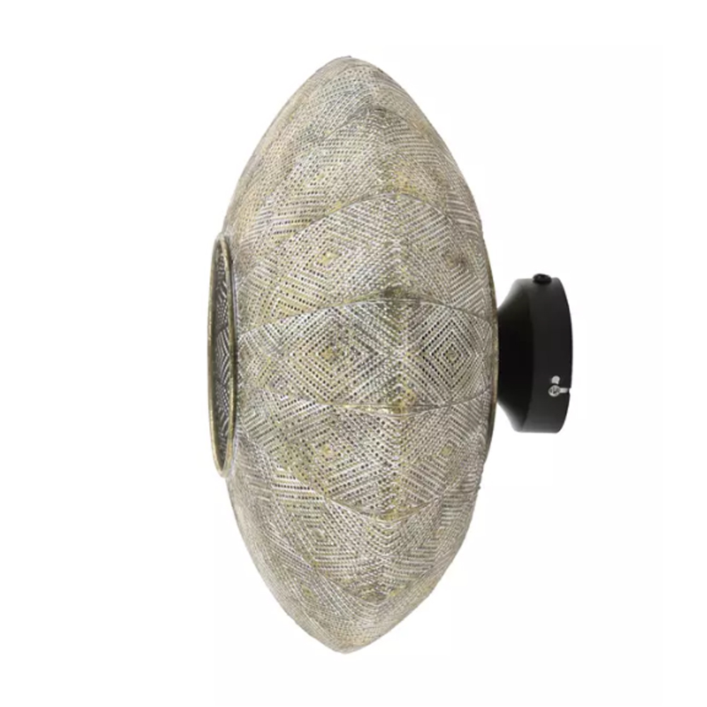 Wandleuchte LAVELLO von Light & Living Ø37,5x22 cm Lampe Gold-Weiß-Schwarz Wandleuchte LAVELLO von Light & Living Ø37,5x22 cm Lampe Gold-Weiß-Schwarz