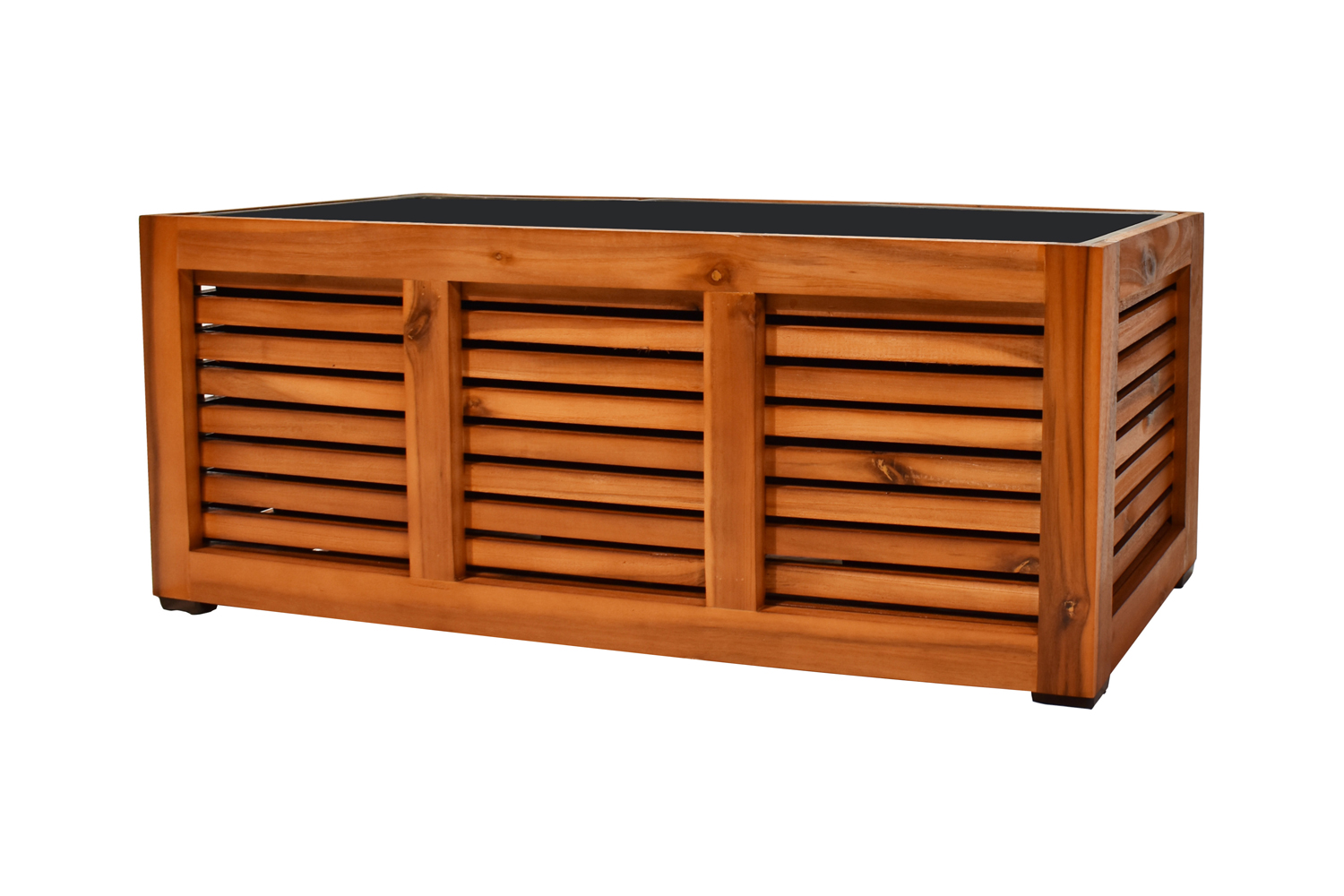 Pflanzgefäß Colorado 3 Pflanzkasten Blumenkasten mit Streben Akazienholz 83x21x20,5 cm mit Einsatz Pflanzgefäß Colorado 3 Pflanzkasten Blumenkasten mit Streben Akazienholz 83x21x20,5 cm mit Einsatz