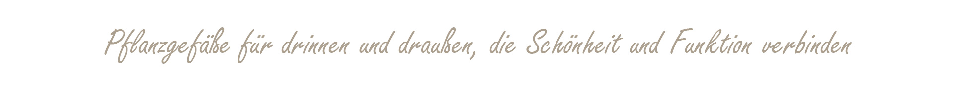 Banner-Pflanzgefaess