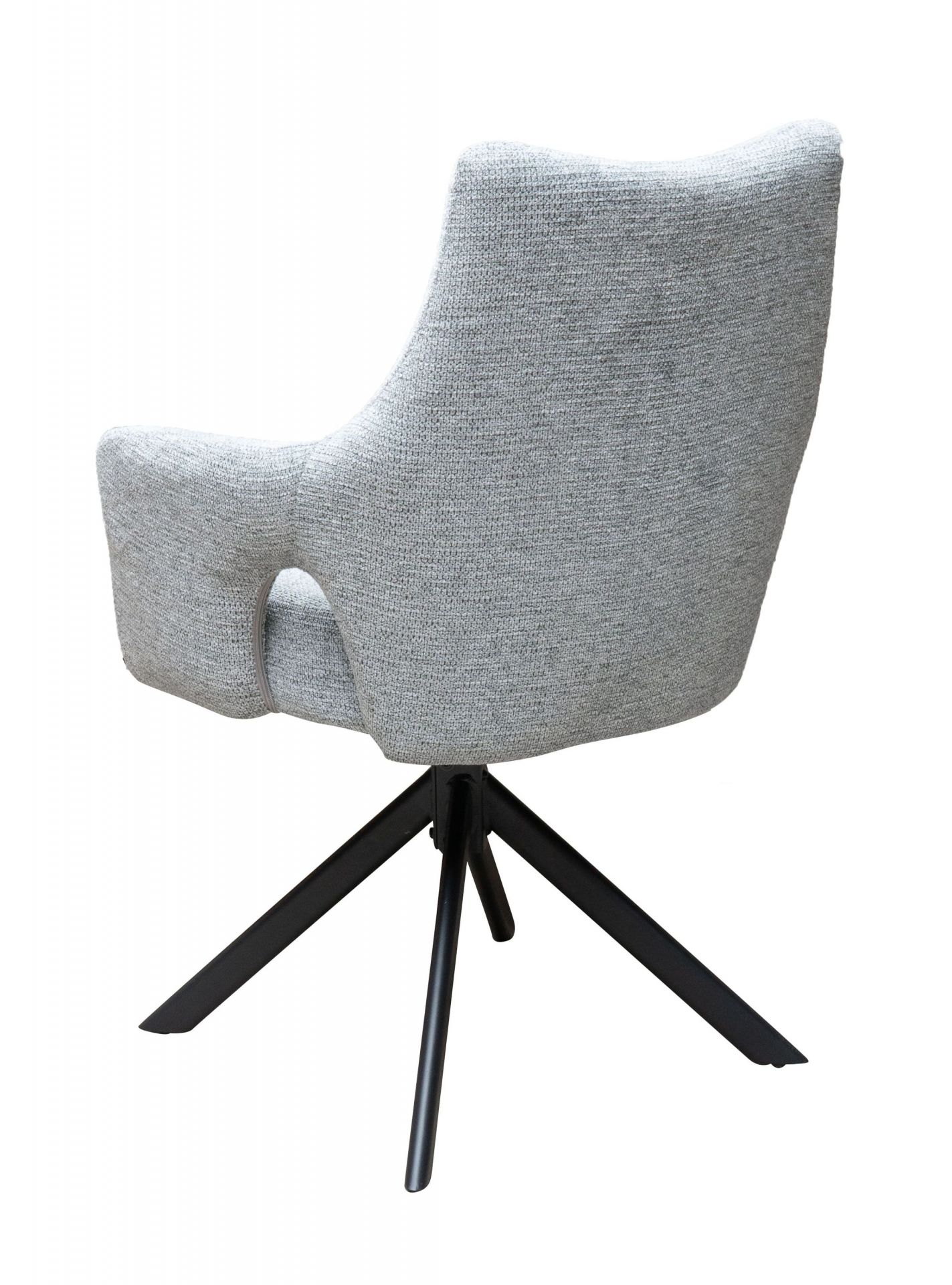 Esszimmerstuhl Merlin Drehstuhl Webstoff Grau Polsterstuhl Armlehnstuhl Sessel Esszimmerstuhl Merlin Drehstuhl Webstoff Grau Polsterstuhl Armlehnstuhl Sessel