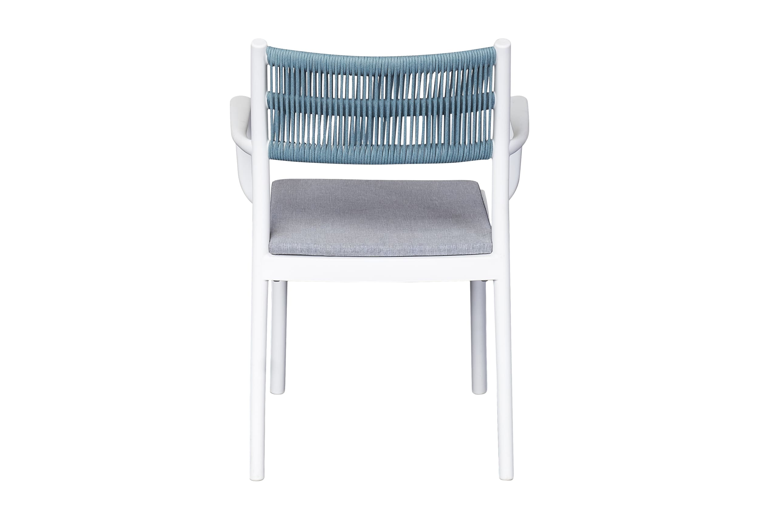 Stapelstuhl Lexx Gartenstuhl Bistrostuhl Kunststoffstuhl Rope Blau