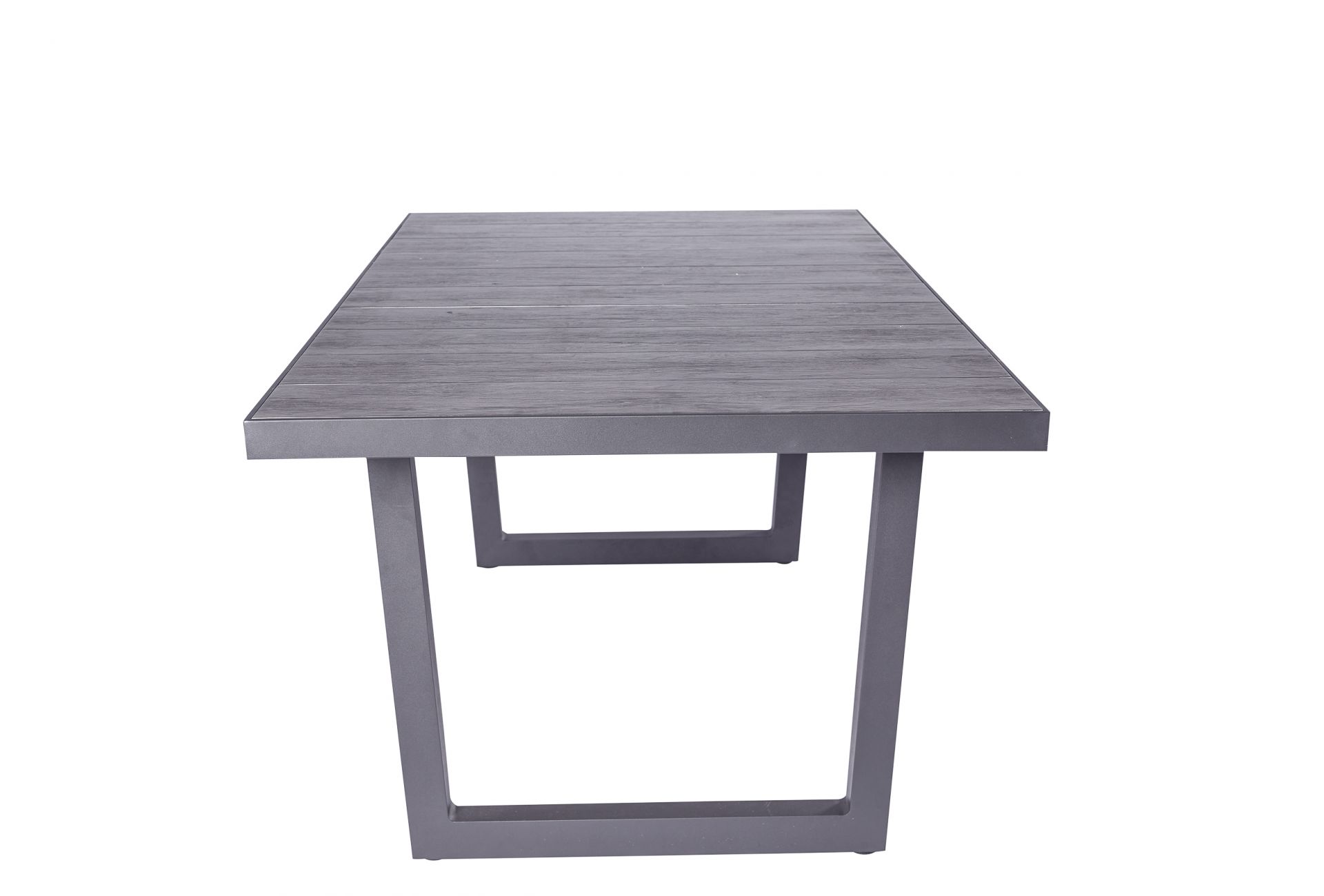 Keramiktisch Gartentisch Denver Esstisch mit V-Fuß 200x100x75cm anthrazit