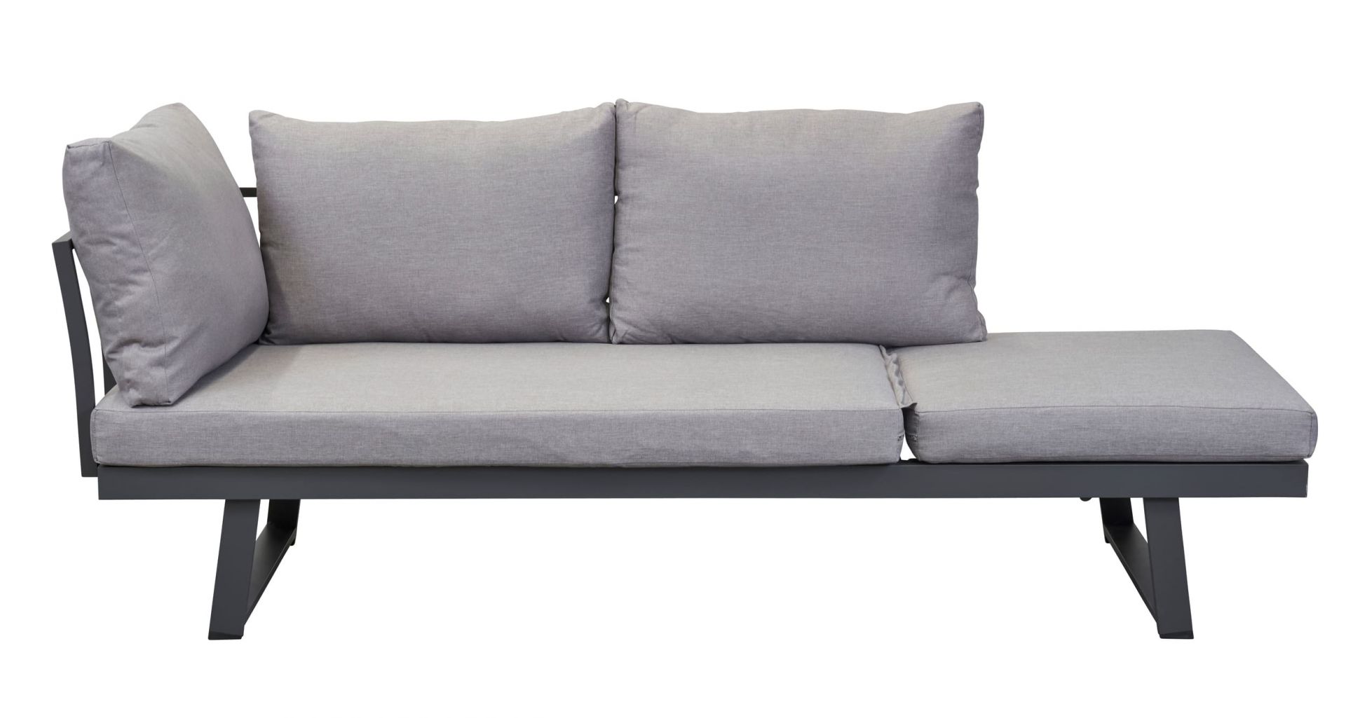 Multifunktionssofa Berlin 3-Sitzer Polstergarnitur Garten anthrazit Multifunktionssofa Berlin 3-Sitzer Polstergarnitur Garten anthrazit