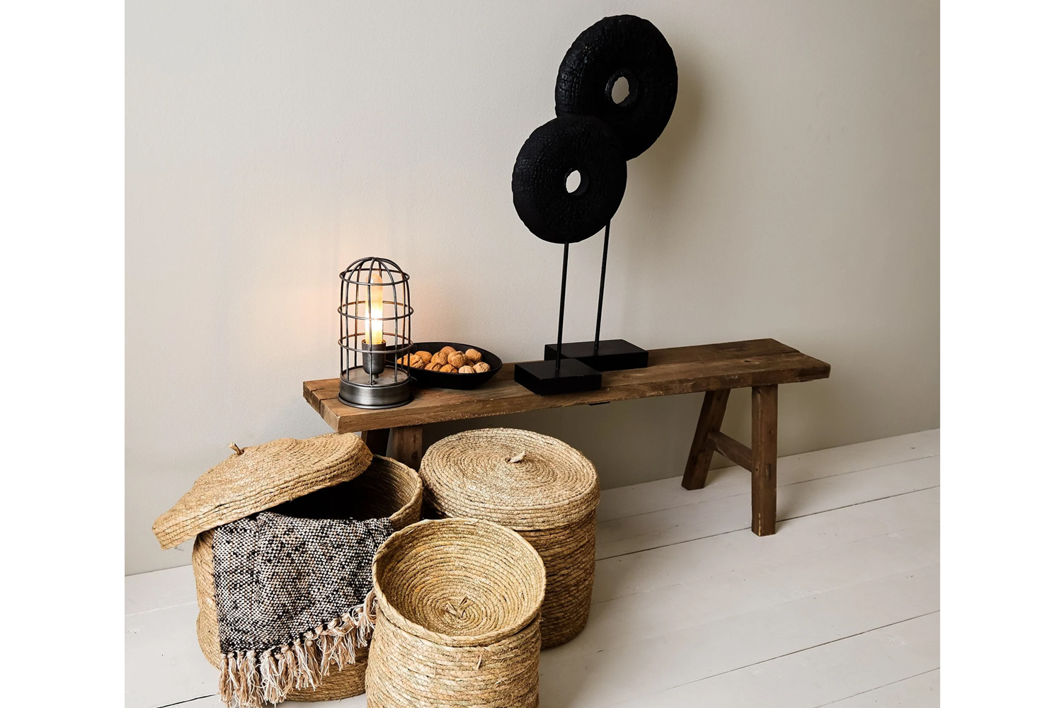 Bank SAFANE von Light & Living 108x20x36,5 cm Holz Natur Bank SAFANE von Light & Living 108x20x36,5 cm Holz Natur