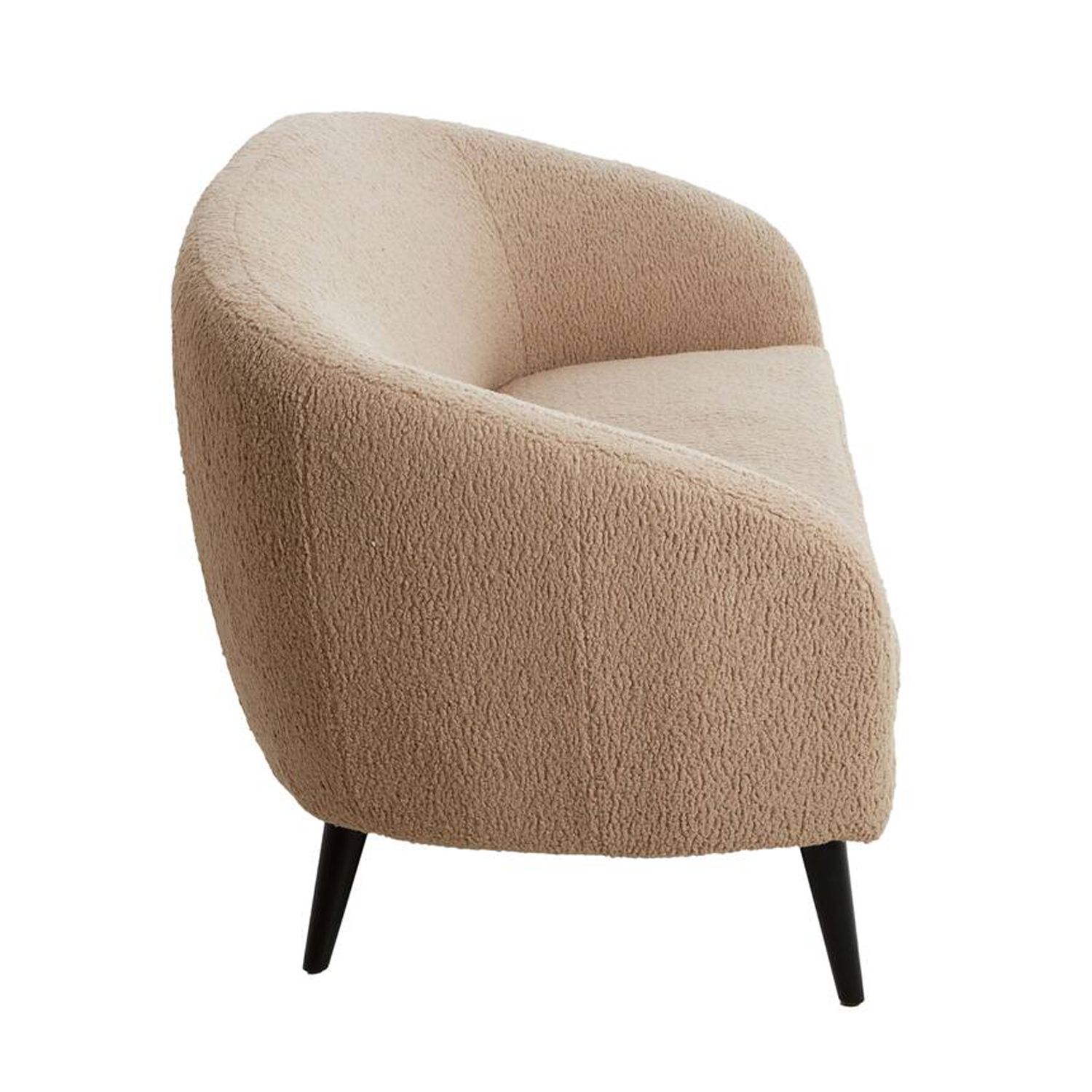 Couch Sofa ALMOND von Light & Living 160x72x79 cm Teddy Sand