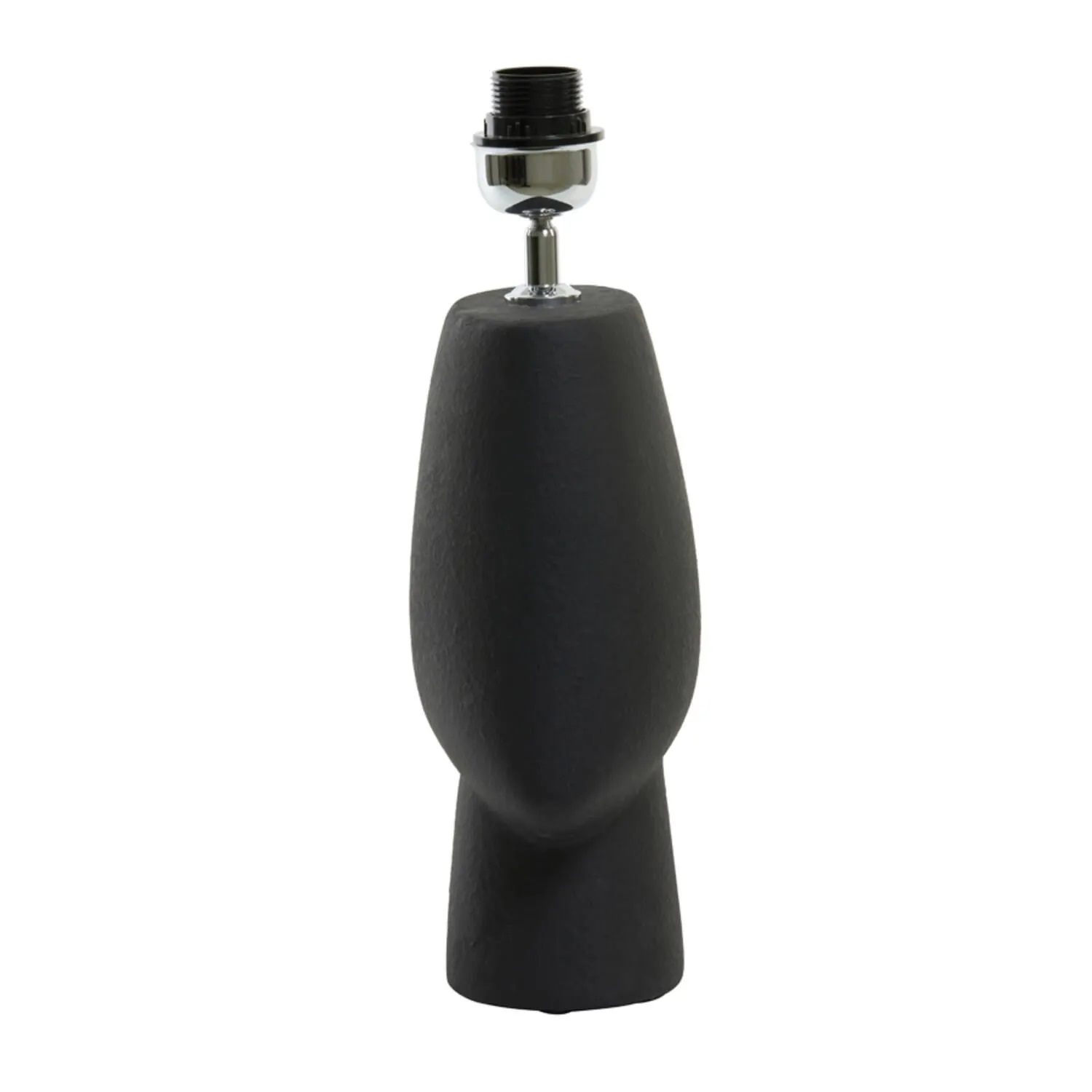 Tischlampe von Light & Living MELLAN Ø30x45cm, Tischleuchte, schwarz-braun, Glas-Metall