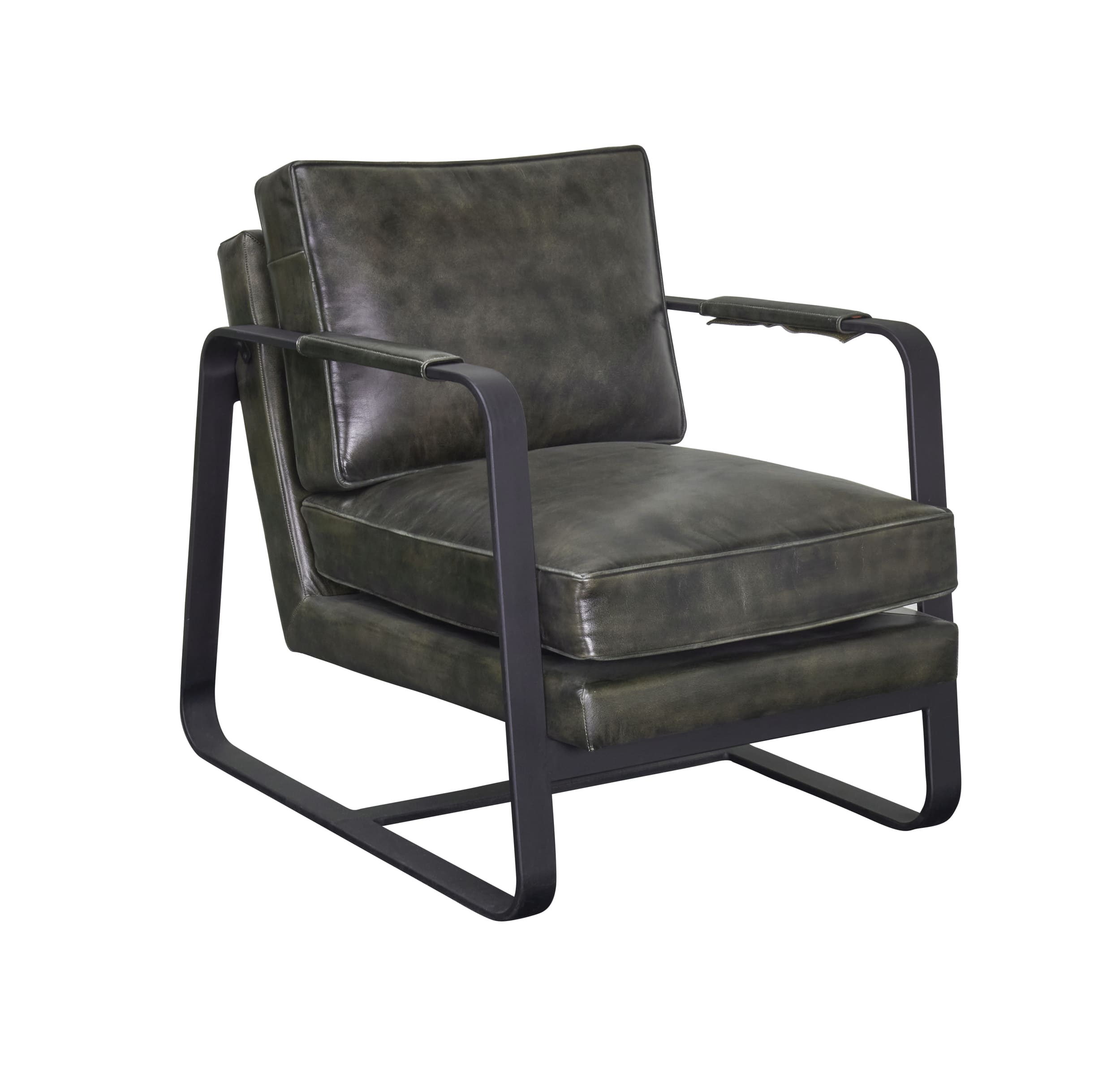 Ledersessel Jano Clubsessel Industrial Leder Antik Grün Armlehnstuhl Ledersessel Jano Clubsessel Industrial Leder Antik Grün Armlehnstuhl