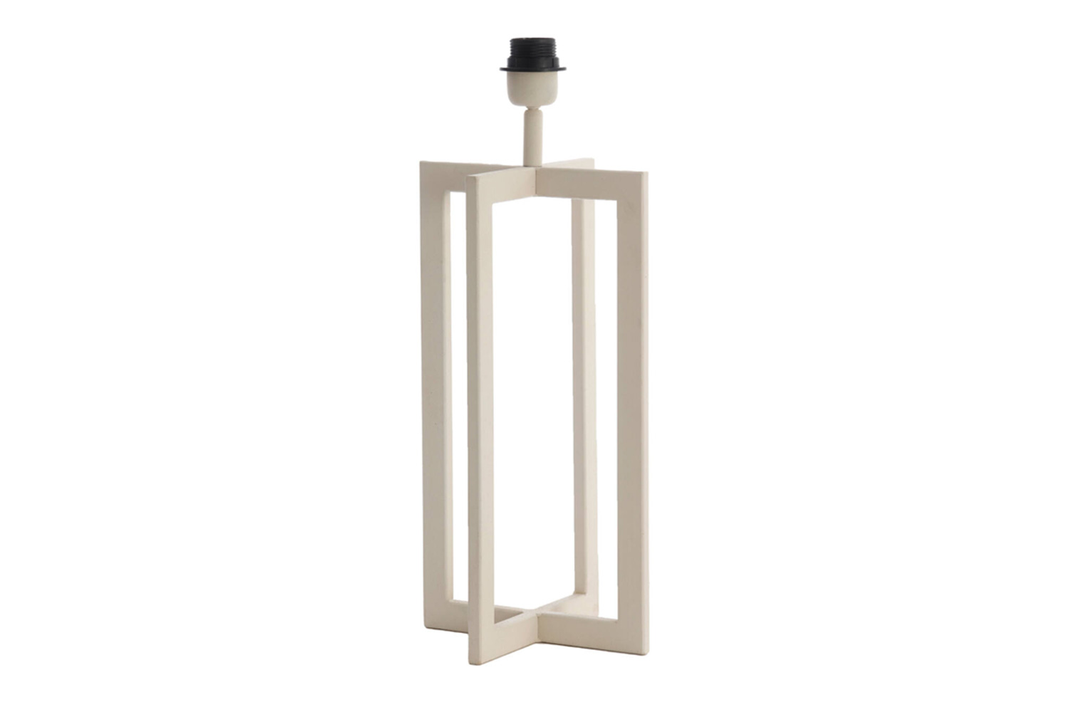 Lampenfuß MACE von Light & Living Tischleuchte Lampe 21x21x46 cm Metall Creme