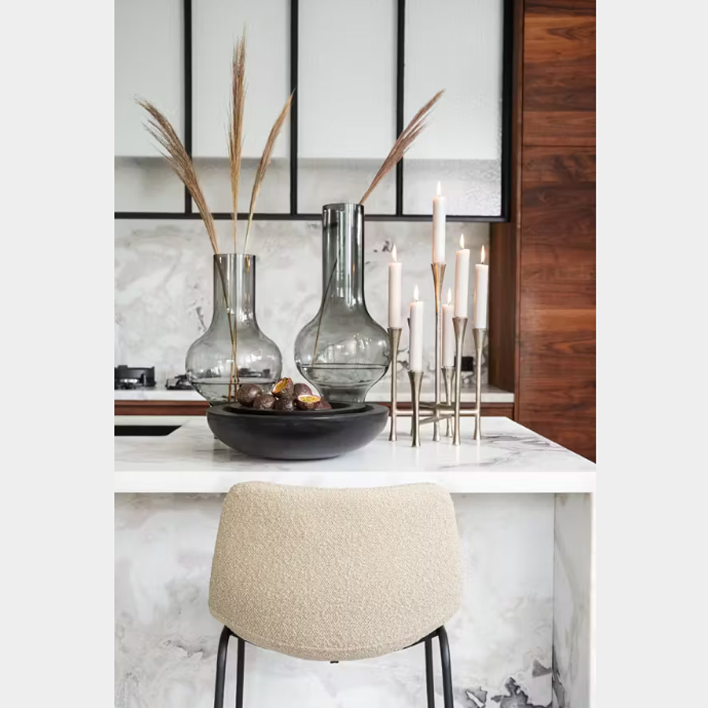 Kerzenständer 7L OLIVIER von Light & Living Kerzenhalter Ø26x23x45 cm Metall Silber Kerzenständer 7L OLIVIER von Light & Living Kerzenhalter Ø26x23x45 cm Metall Silber