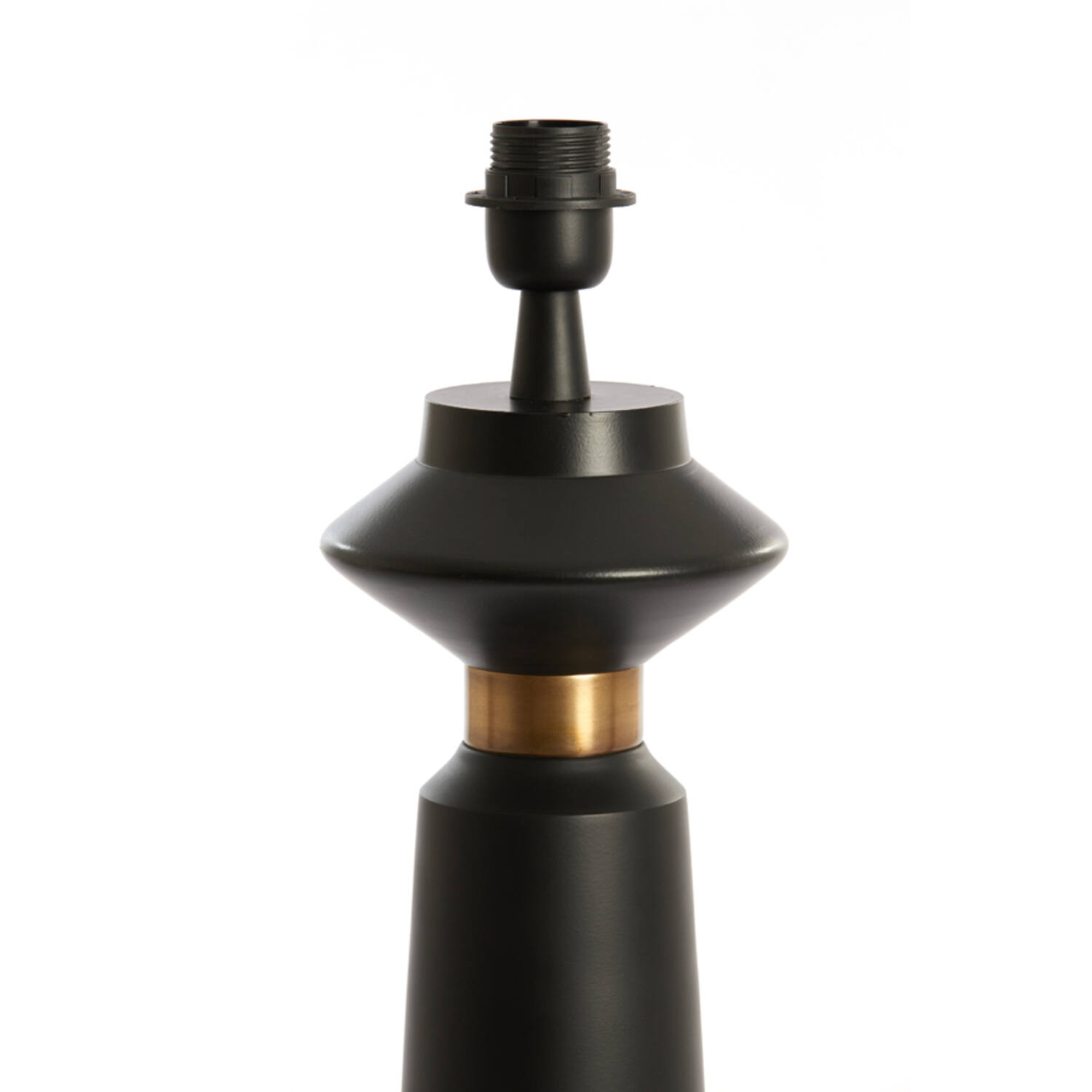 Tischleuchte Lampenfuß ILVAR von Light & Living Ø16x57 cm Lampe matt schwarz+antik bronze