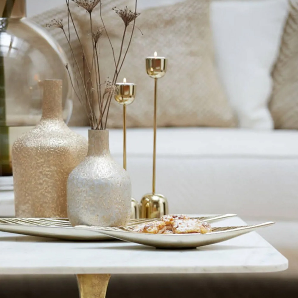 Kerzenständer KANDY von Light & Living Kerzenhalter Ø6,5x35,5 cm Metall Gold Kerzenständer KANDY von Light & Living Kerzenhalter Ø6,5x35,5 cm Metall Gold