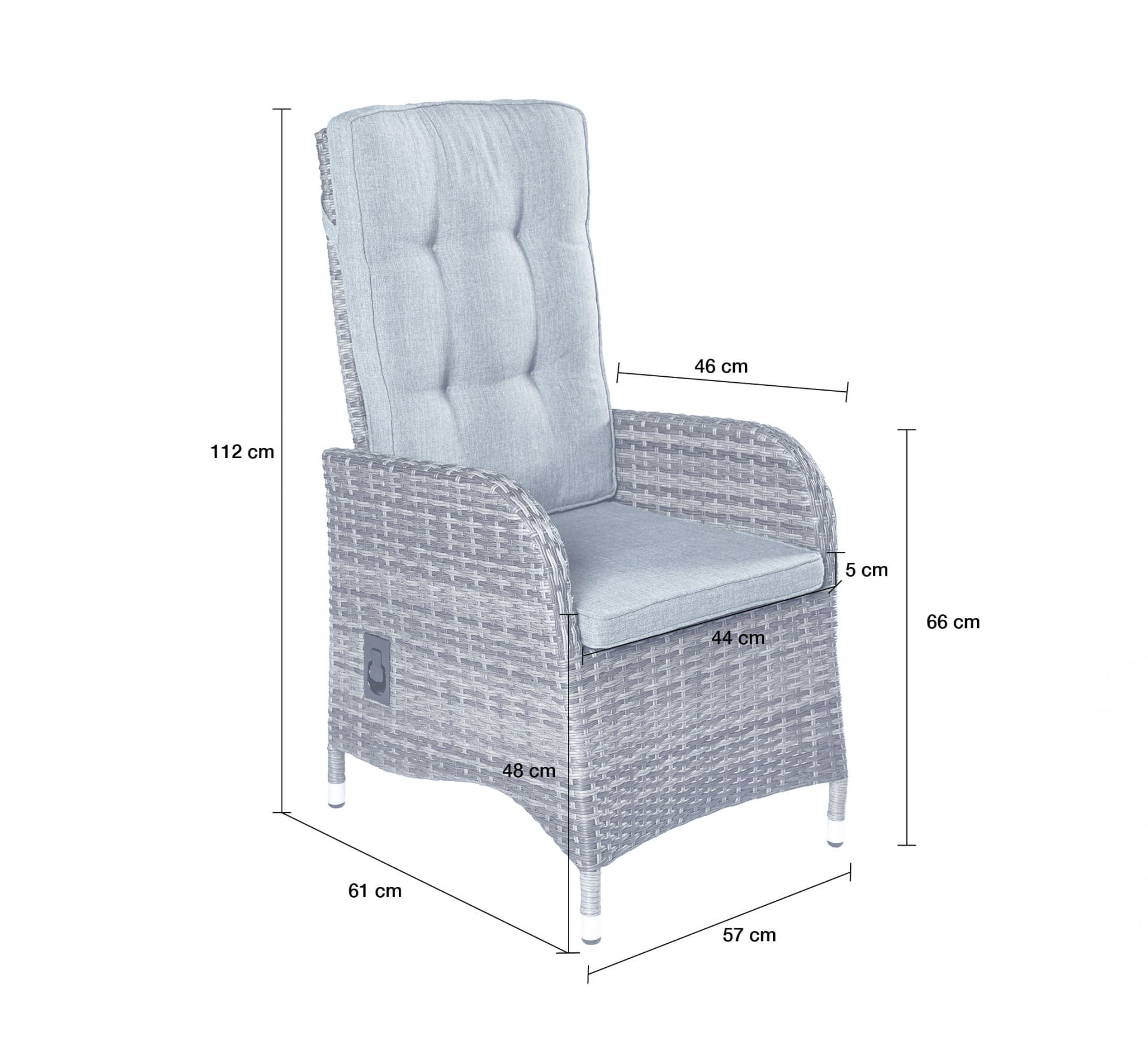 Dining Positionsstuhl Denver Verstellsessel Gartenstuhl Esstischstuhl omega grau Dining Positionsstuhl Denver Verstellsessel Gartenstuhl Esstischstuhl omega grau