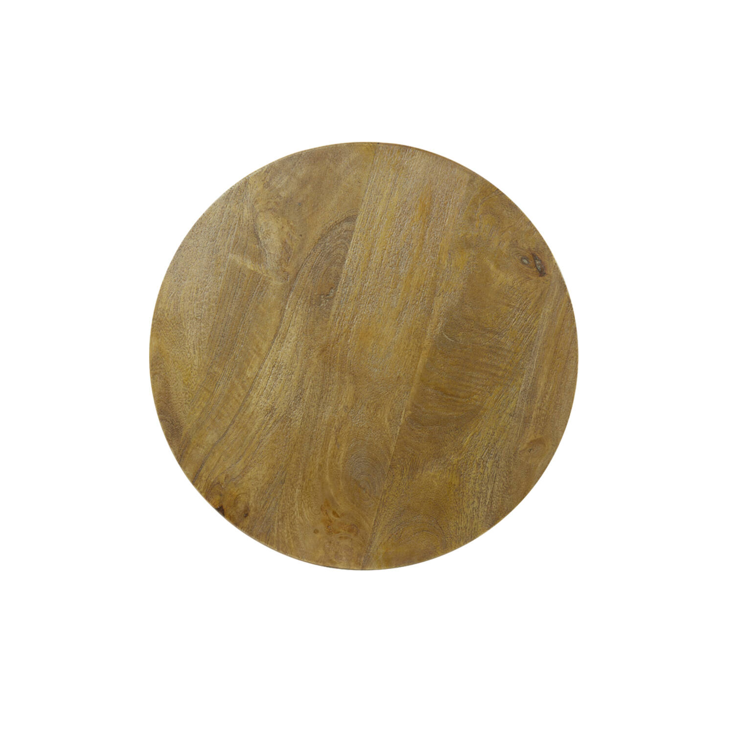 Beistelltisch BICABA von Light & Living Ø50x55 cm Holz Matt dunkel Braun
