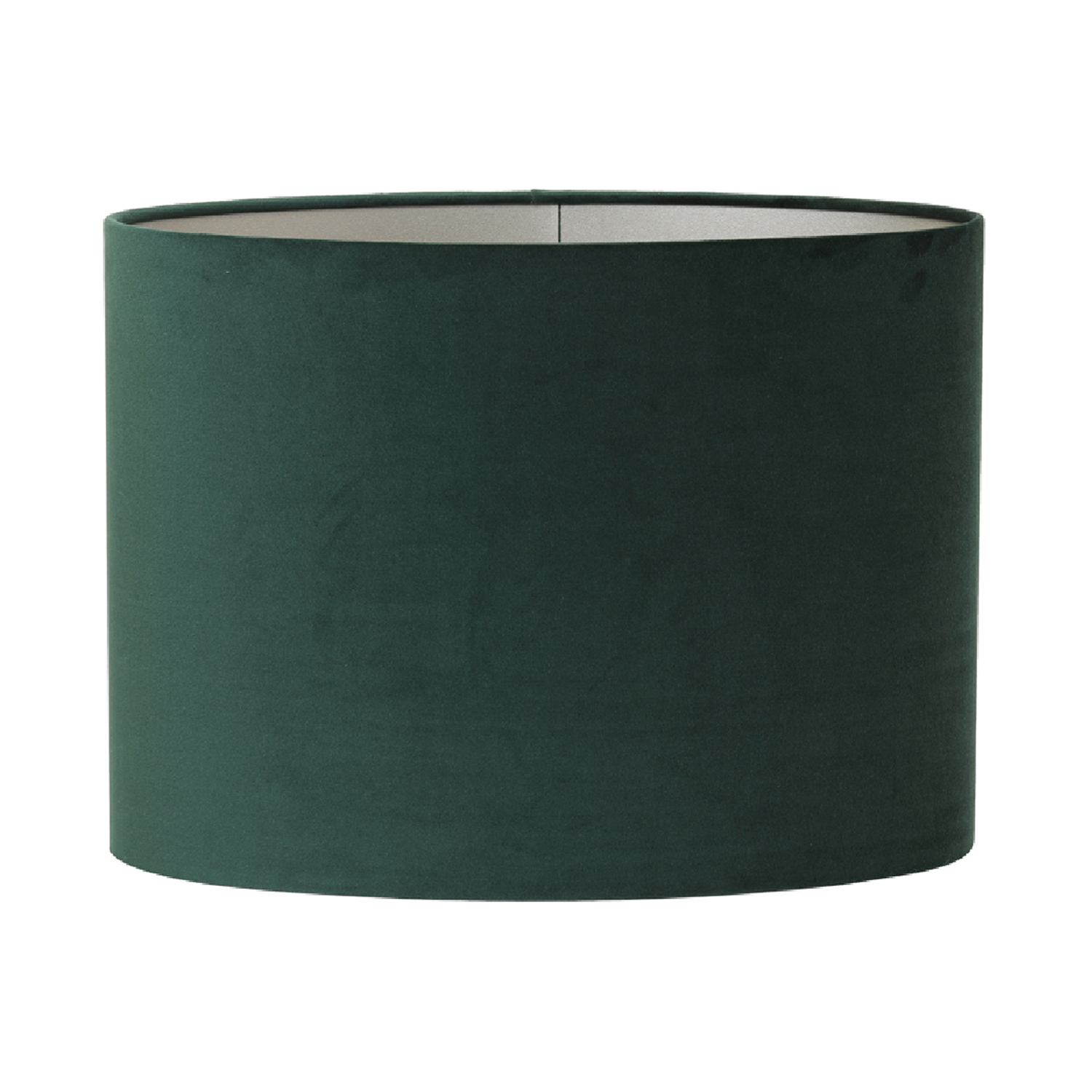Lampenschirm Zylinder VELOURS von Light & Living Samt Grün 38x17,5x28 cm Oval