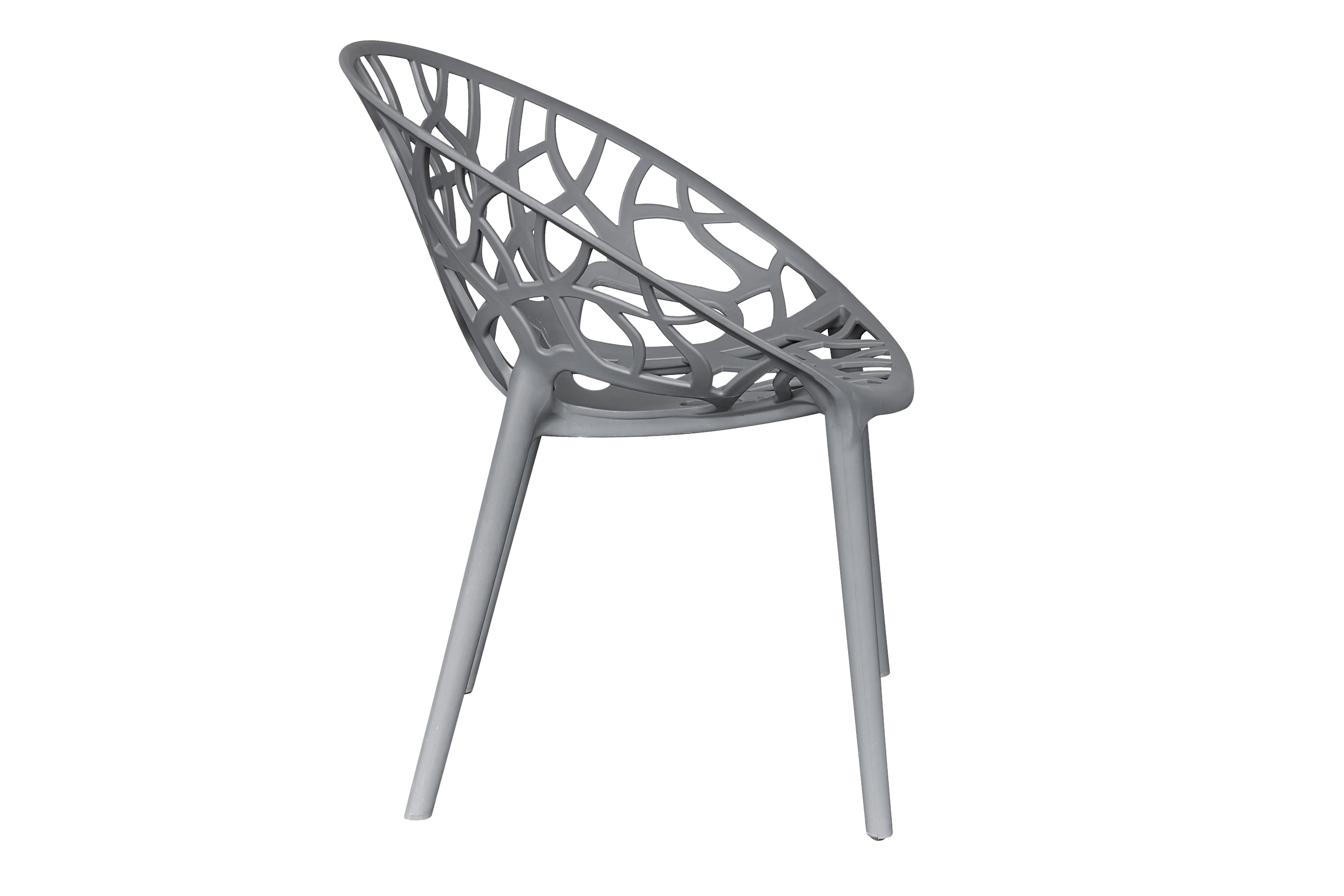 Stapelstuhl Bilby Gartenstuhl Bistrostuhl Kunststoffstuhl Anthrazit