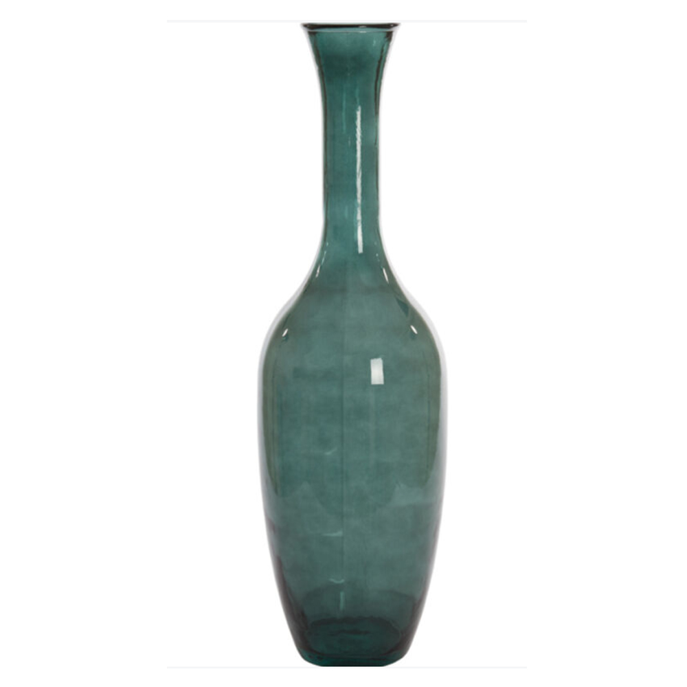 Dekovase Vase IMANO von Light & Living Blumenvase Bodenvase Ø30x100 cm Petrol
