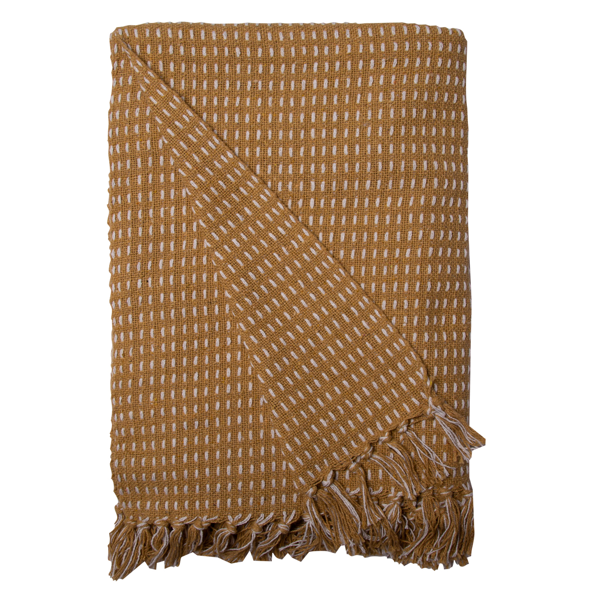 Decke Überwurf Straight 100% Baumwolle 130x180 cm Skandinavisch