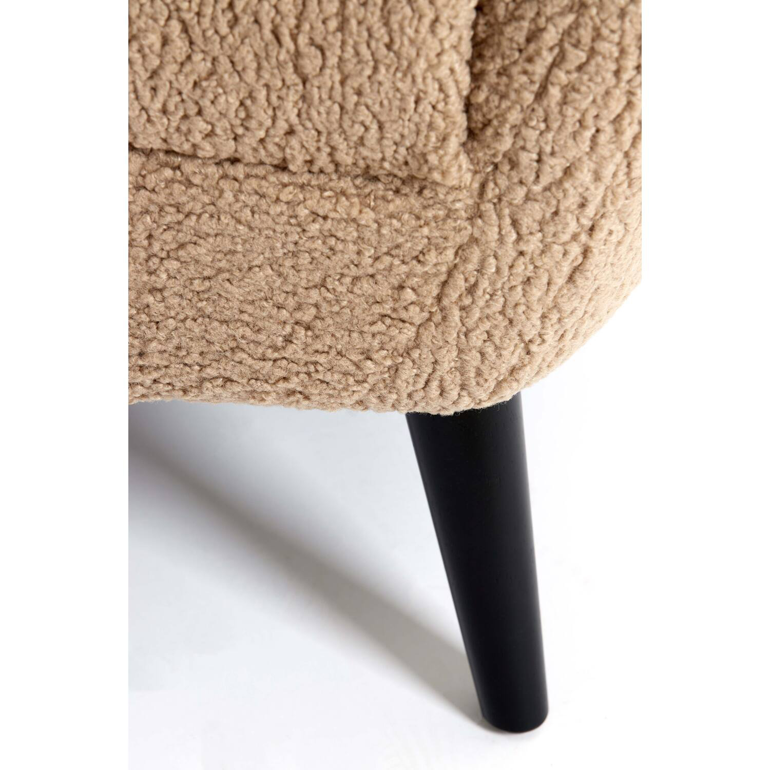 Couch Sofa ALMOND von Light & Living 160x72x79 cm Teddy Sand