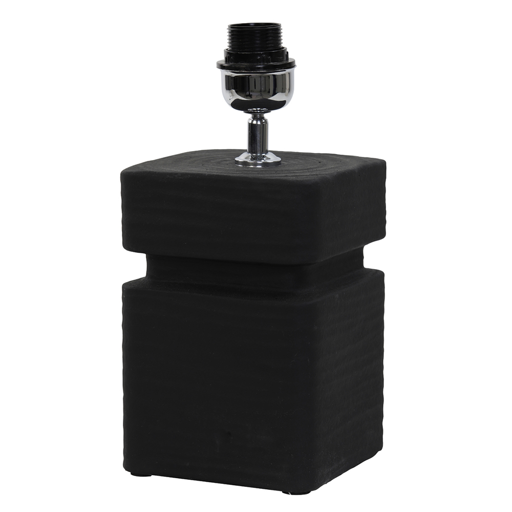 Lampenfuß AMTA von Light & Living Tischleuchte 16x16x32 cm Keramik schwarz