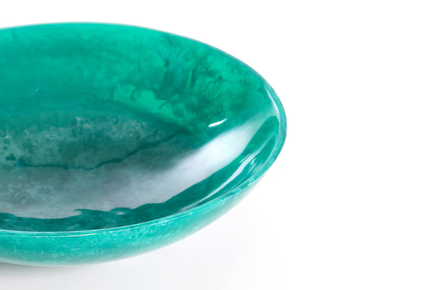 Dekoschale Schale BINANGA von Light & Living Ø34x7,5 cm Kunststoff Grün