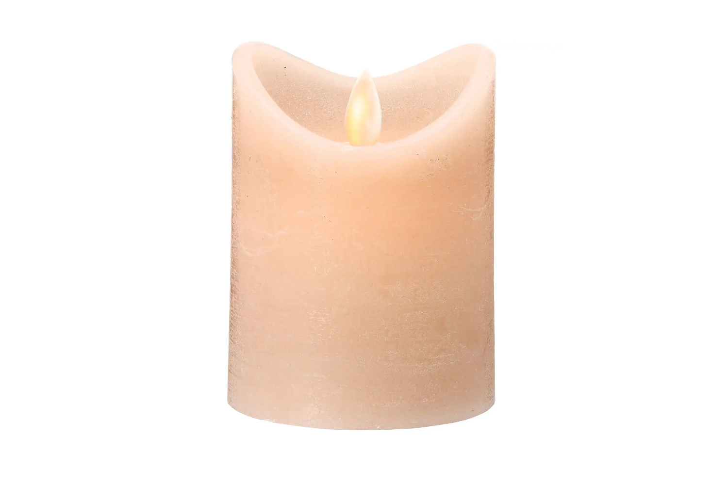 0017514-led-kerzen-echtwachs-stumpenkerze-rustikal-beige.jpg LED-Kerze Ø7,5x10 cm Echtwachs Stumpenkerze Rustikal Timer Beige