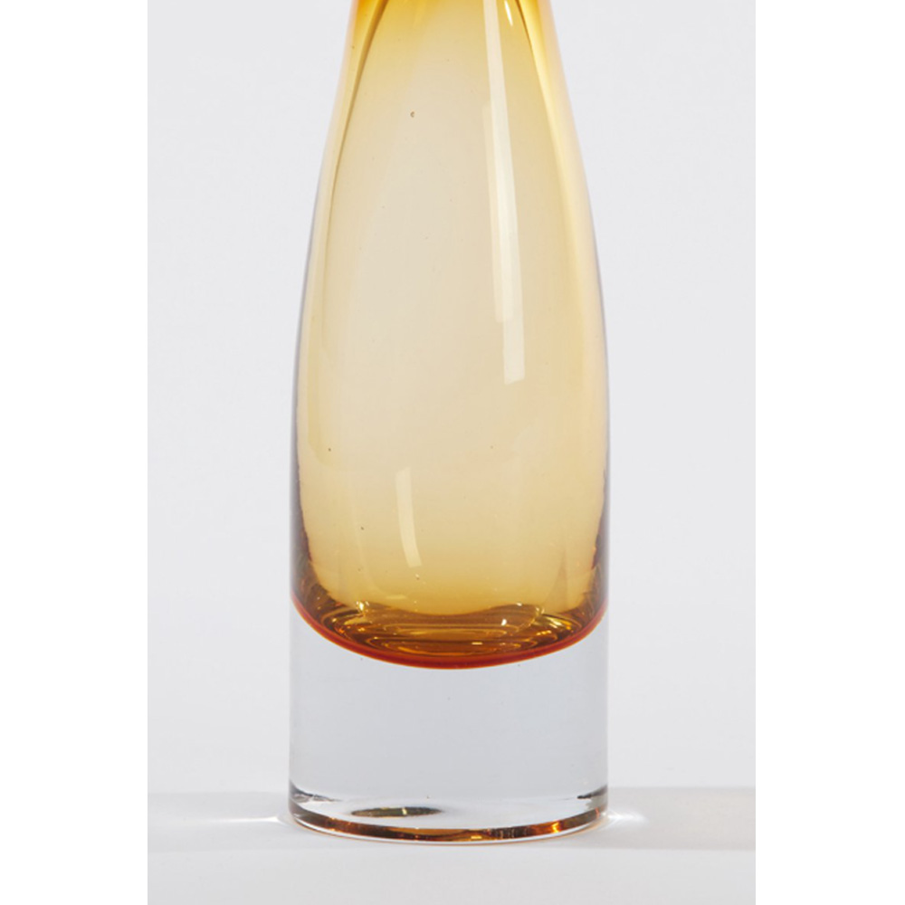 Dekovase Vase ESTUA von Light & Living Blumenvase Ø7,5x22,5 cm Glas Bernstein Dekovase Vase ESTUA von Light & Living Blumenvase Ø7,5x22,5 cm Glas Bernstein