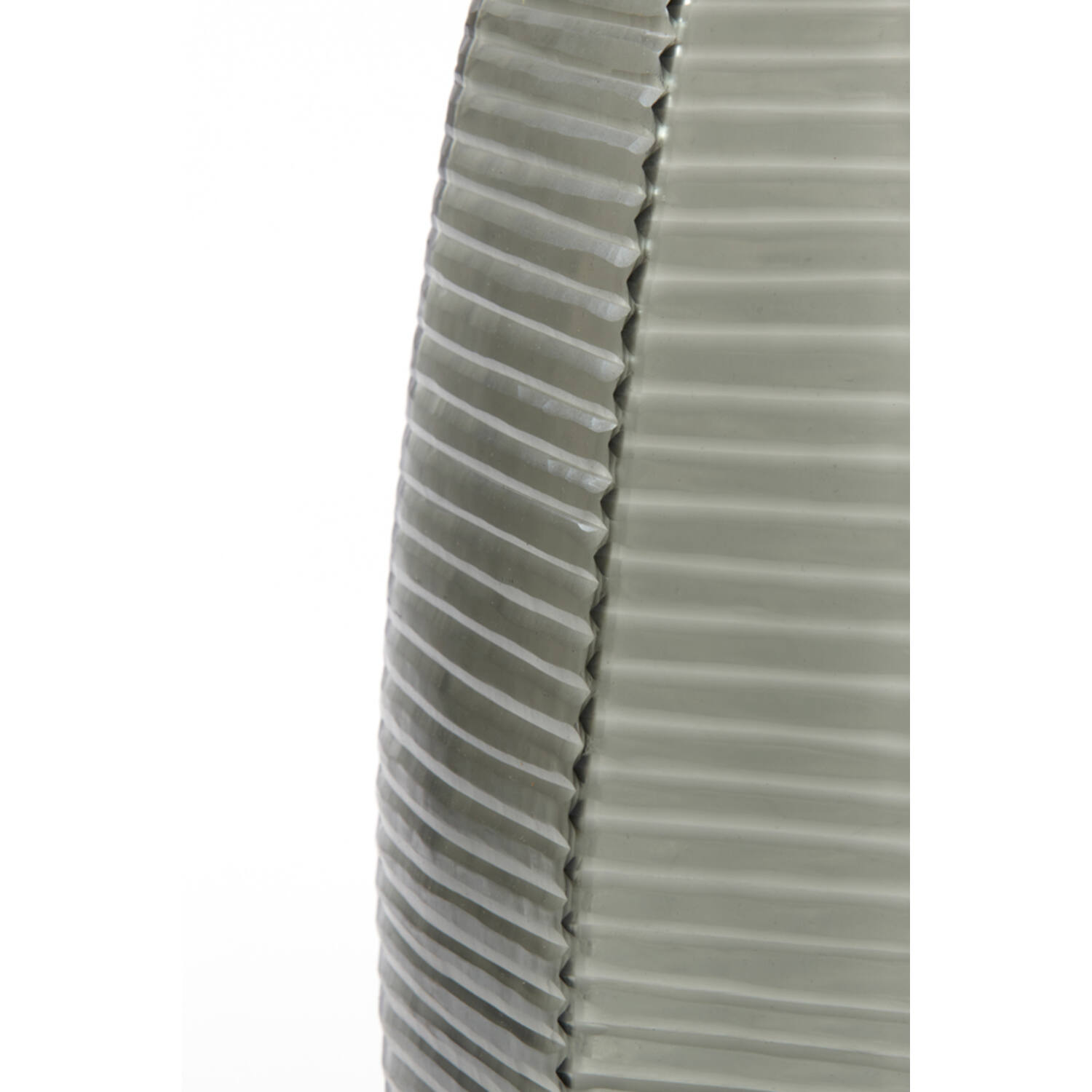 Dekovase Vase MAEVA von Light & Living Blumenvase Bodenvase Ø23x37,5 cm Rauchglas Grau