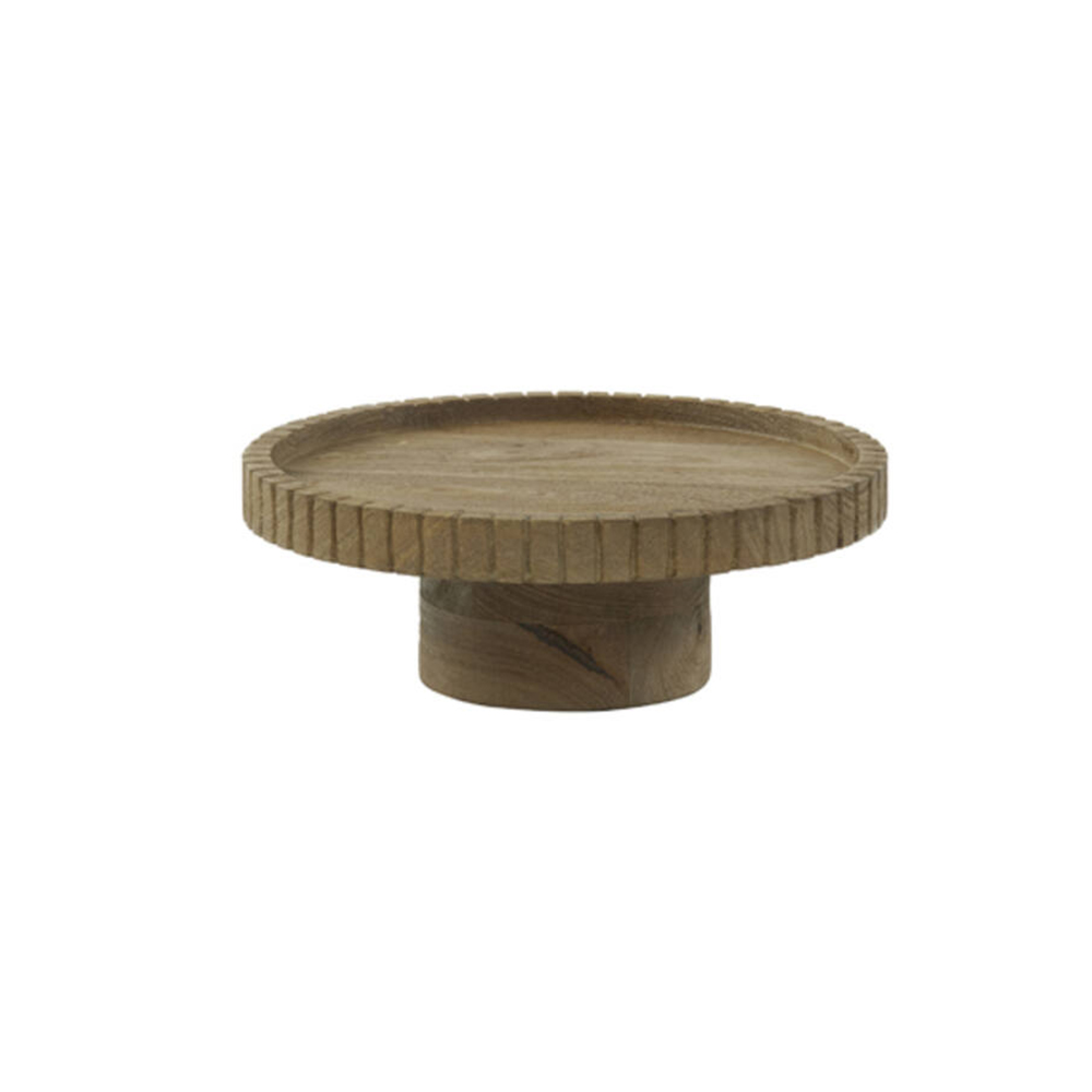 Schale auf Fuß CALETA von Light & Living Ø38x13 cm Servierplatte Holz Braun Schale auf Fuß CALETA von Light & Living Ø38x13 cm Servierplatte Holz Braun