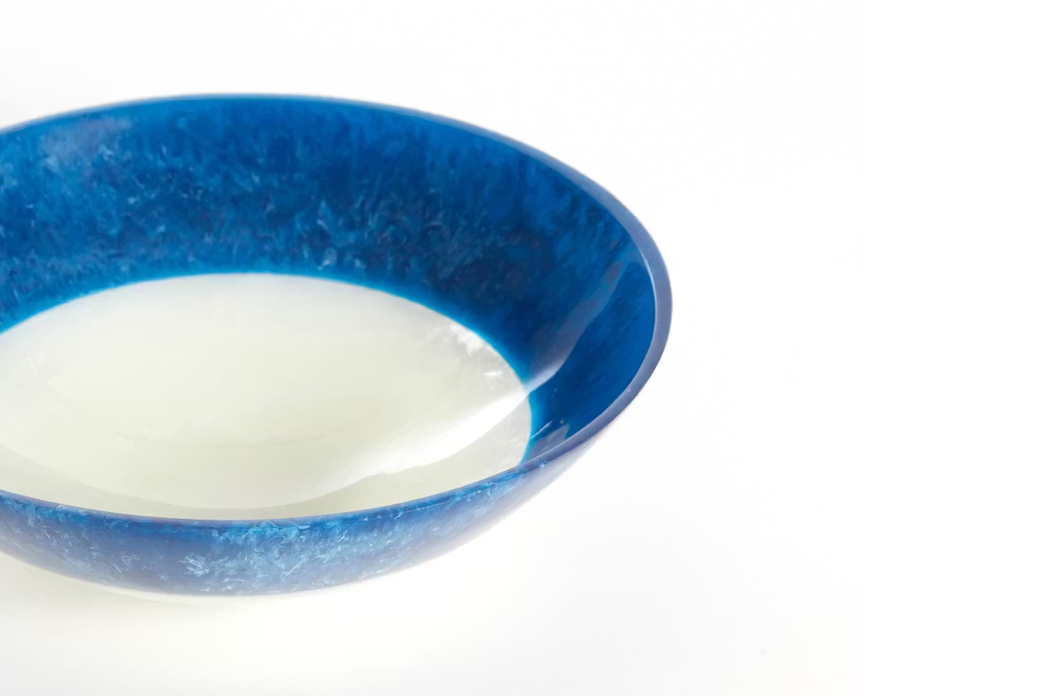 Dekoschale Schale BINANGA von Light & Living Ø26x7,5 cm Kunststoff Blau-Weiß