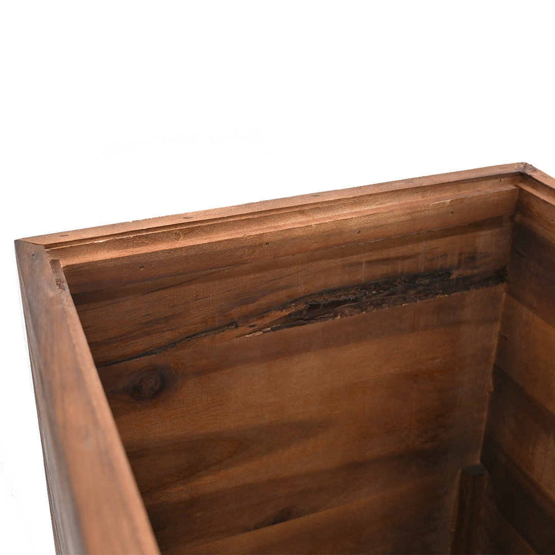 Pflanzkasten Blumenkasten Pflanzgefäß Akazienholz 33 x 94 cm mit Einsatz Pflanzkasten Blumenkasten Pflanzgefäß Akazienholz 33 x 94 cm mit Einsatz