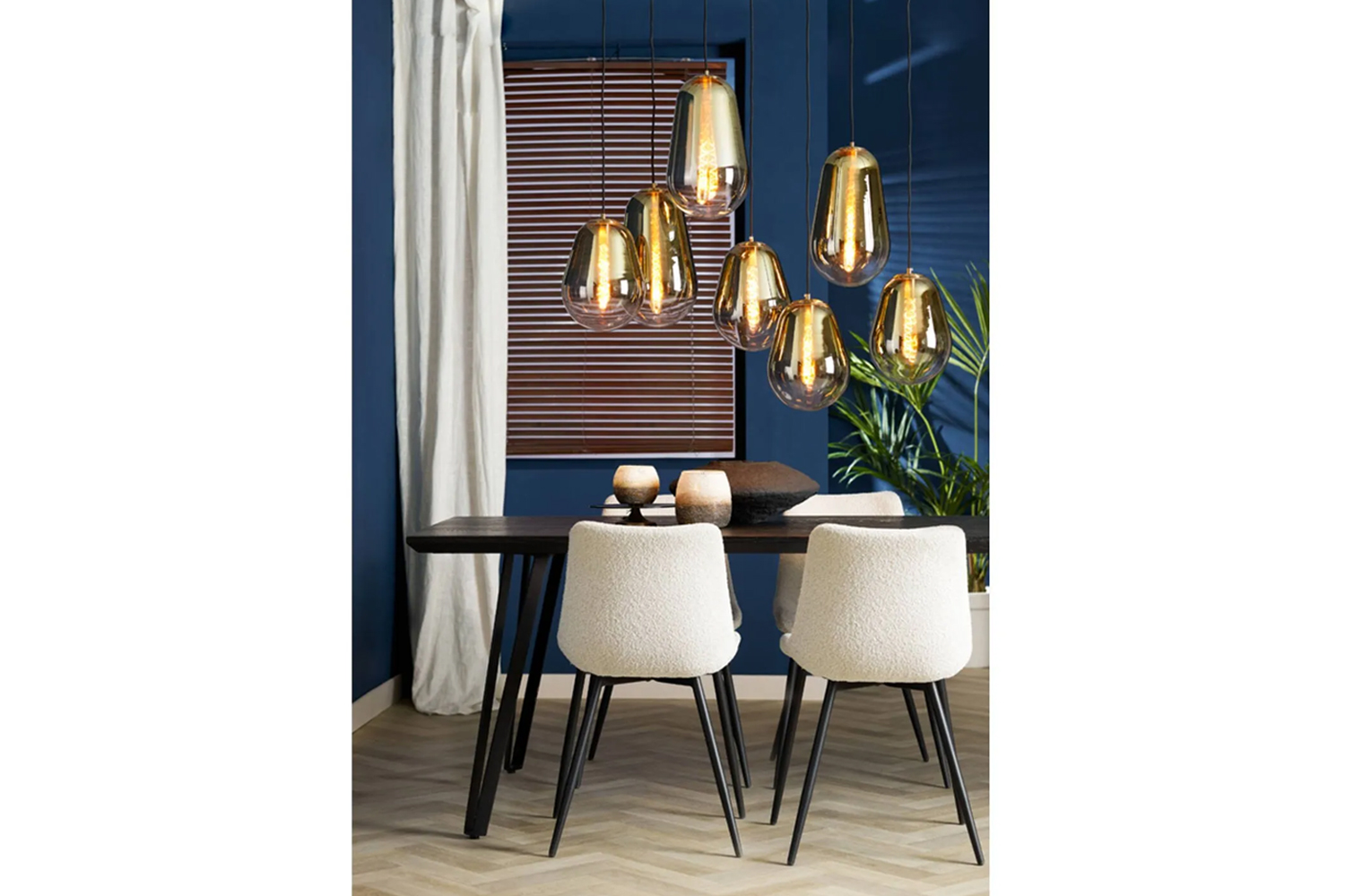 Deckenleuchte Hängeleuchte MAEVE von Light & Living 7 Lichtpunkte 100x35x69 cm Gold