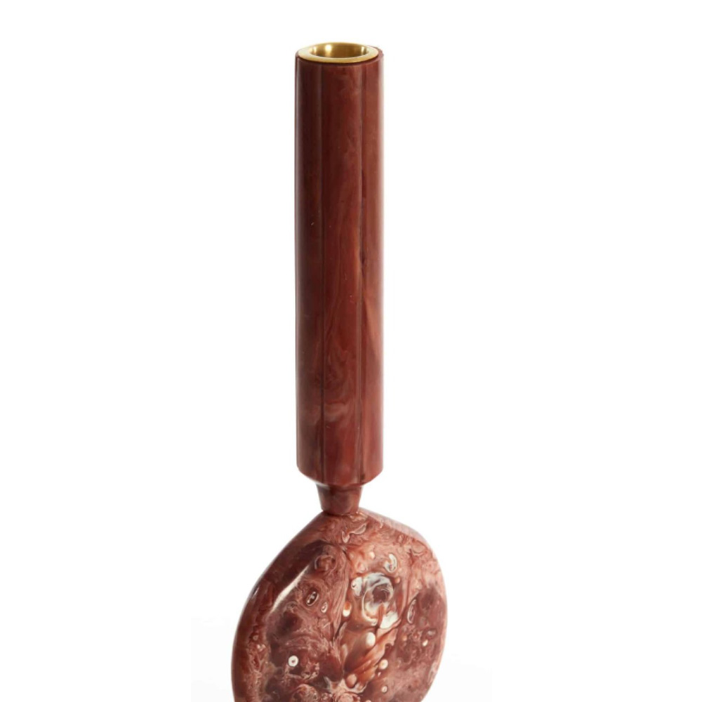 Kerzenständer KUMOPA von Light & Living Kerzenhalter Ø10x36 cm Burgund