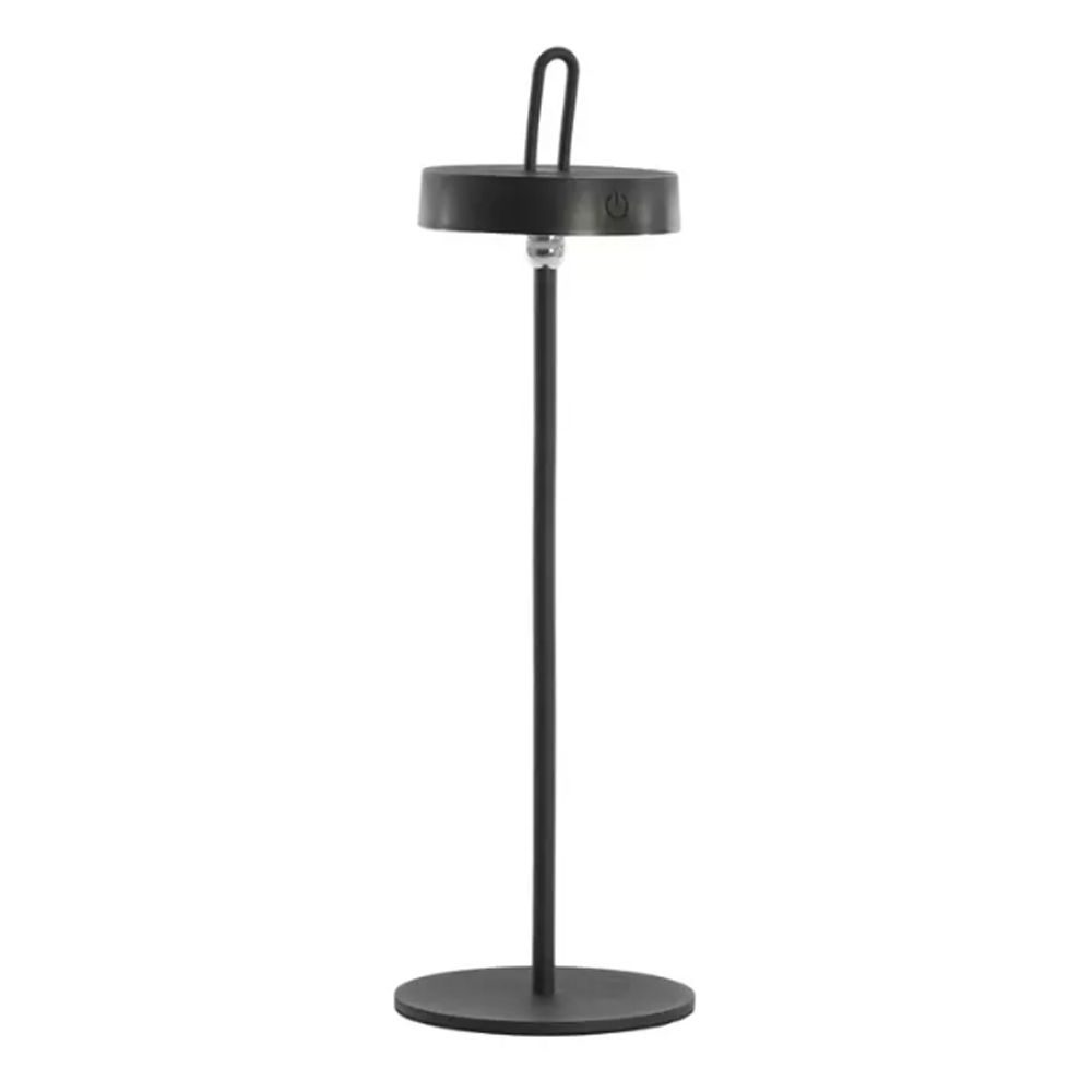 LED Tischleuchte AMPEHA von Light & Living Ø13x47 cm Lampe Schwarz