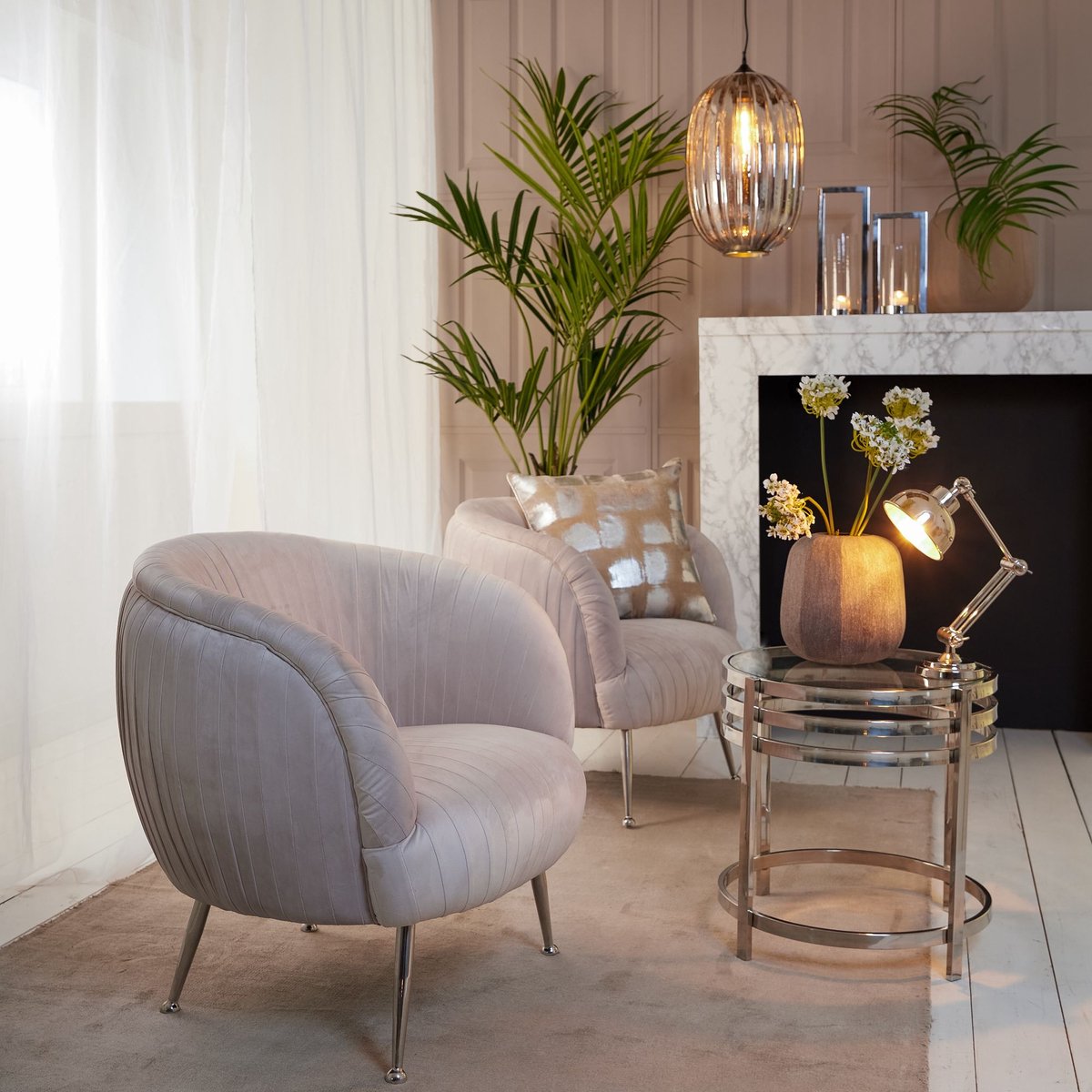 Laterne Windlicht mit Henkel JELCO von Light & Living Kerzenhalter 15x40 cm Nickel/Glas Laterne Windlicht mit Henkel JELCO von Light & Living Kerzenhalter 15x40 cm Nickel/Glas