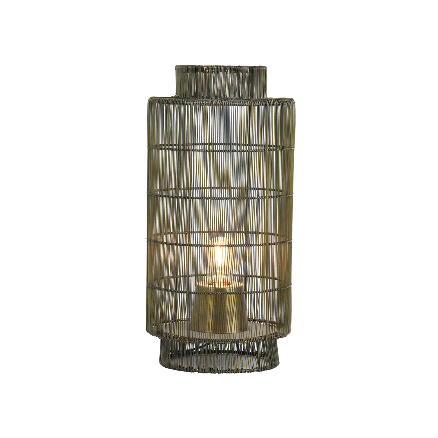 Tischleuchte Lampe Laterne GRUARO von Light & Living Ø24x52 cm Antik Bronze Tischleuchte Lampe Laterne GRUARO von Light & Living Ø24x52 cm Antik Bronze