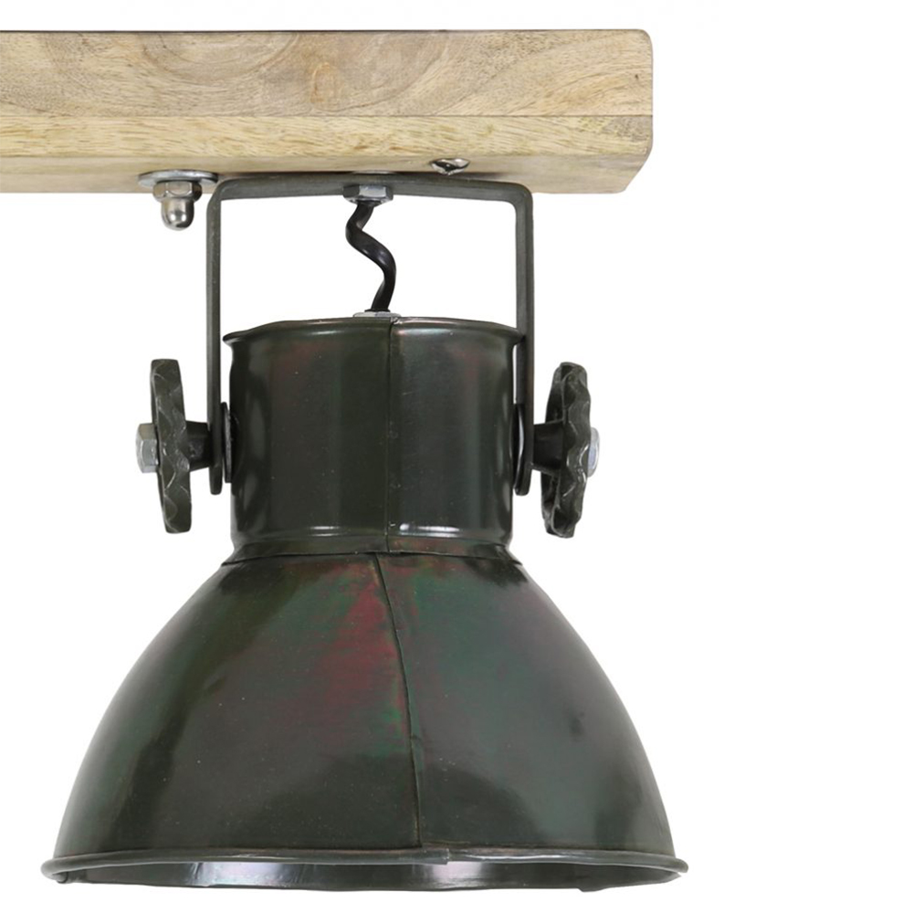 Deckenleuchte ELAY von Light & Living Lampe Holz-Armeegrün 45x18x25 cm