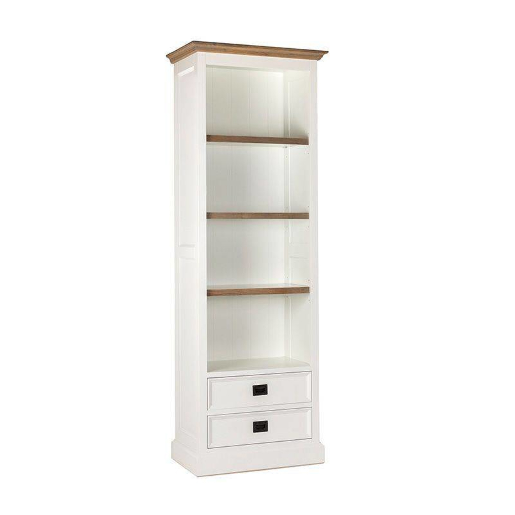 Bücherregal Cardiff von Richmond Interiors 70x40x200 cm Schrank Weiß Bücherregal Cardiff von Richmond Interiors 70x40x200 cm Schrank Weiß