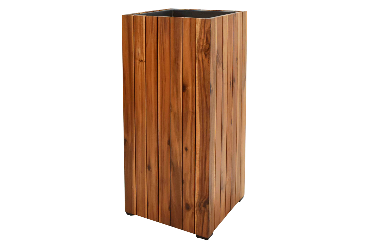 Pflanzgefäß Pflanzkasten Blumenkasten Akazienholz 33x72 cm mit Einsatz Pflanzgefäß Colorado 2 Pflanzkasten Blumenkasten Akazienholz 33x72 cm mit Einsatz