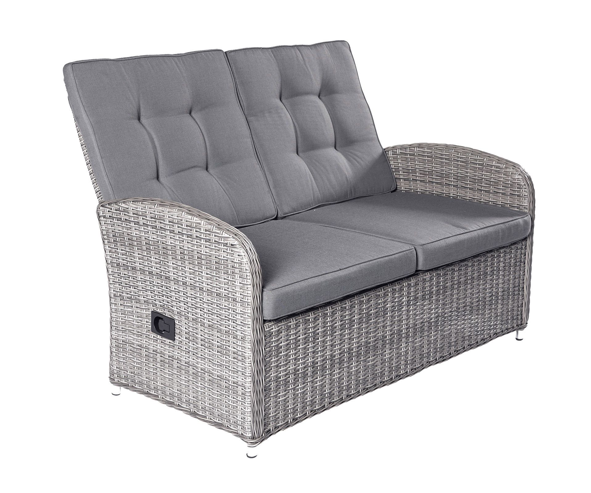 Loungeset Sitzgruppe Loungegarnitur Oklahoma 4tlg. grau-mix Garten Loungeset Sitzgruppe Loungegarnitur Oklahoma 4tlg. grau-mix Garten