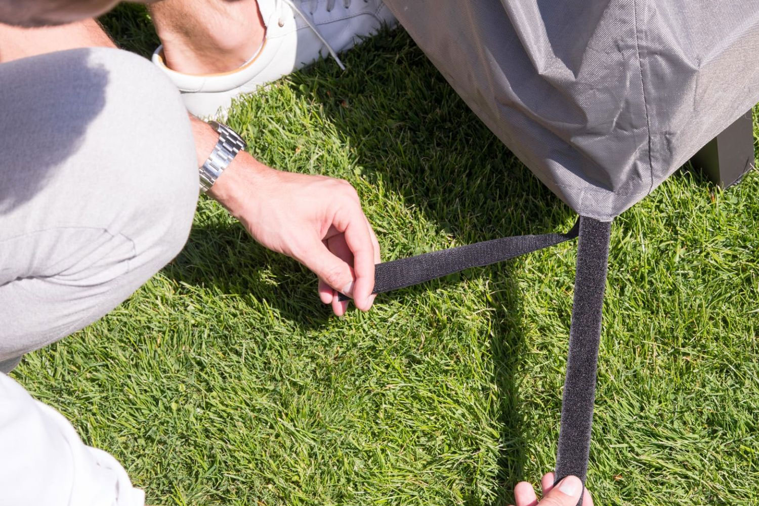 Schutzhülle Abdeckung für Ecksofa 240/90x240/90x65 cm Gartenmöbel
