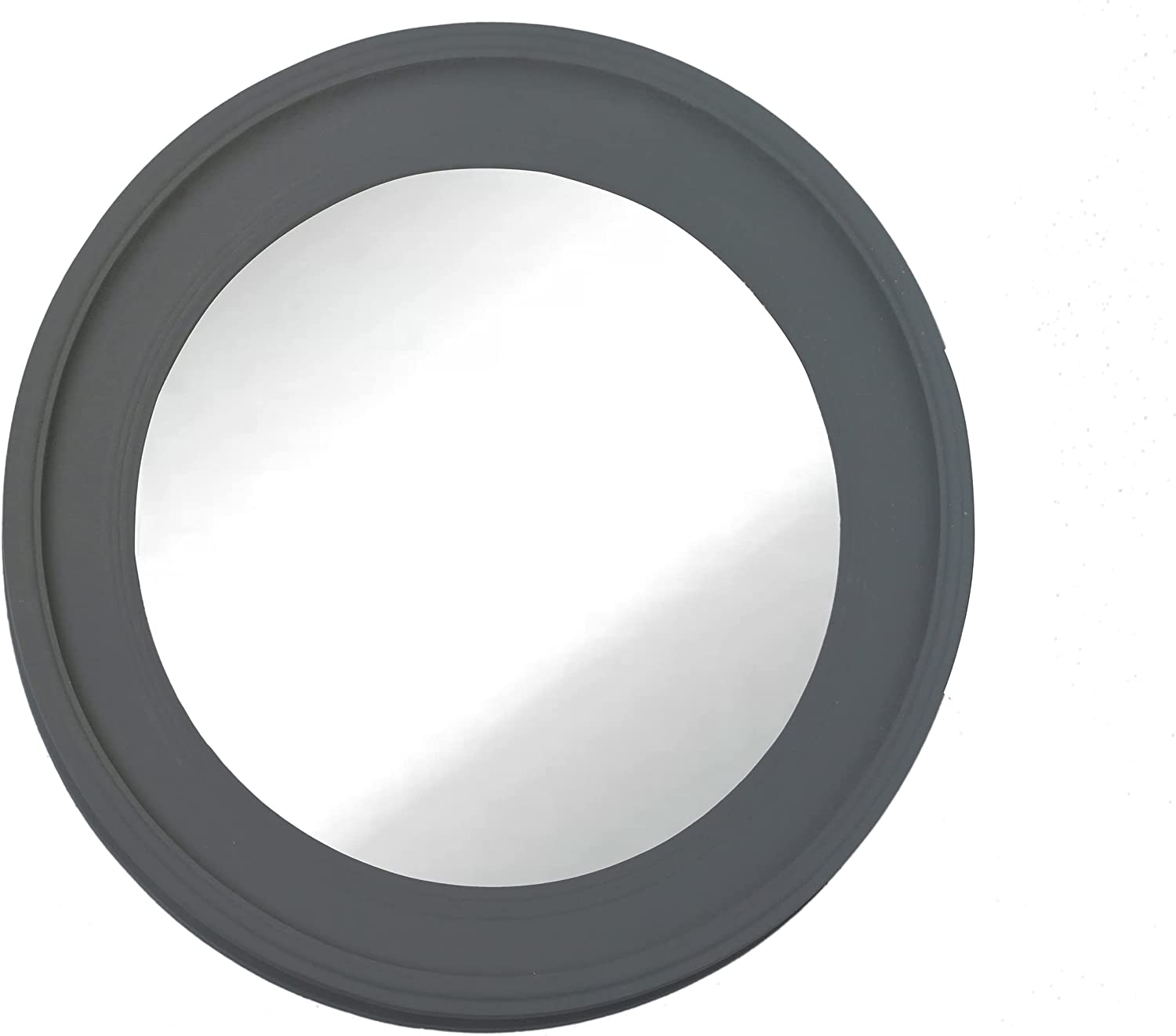 Wandspiegel »Schlicht« Ø60 cm grau im Landhaus-Stil rund Flurspiegel Wandspiegel »Schlicht« Ø60 cm grau im Landhaus-Stil rund Flurspiegel