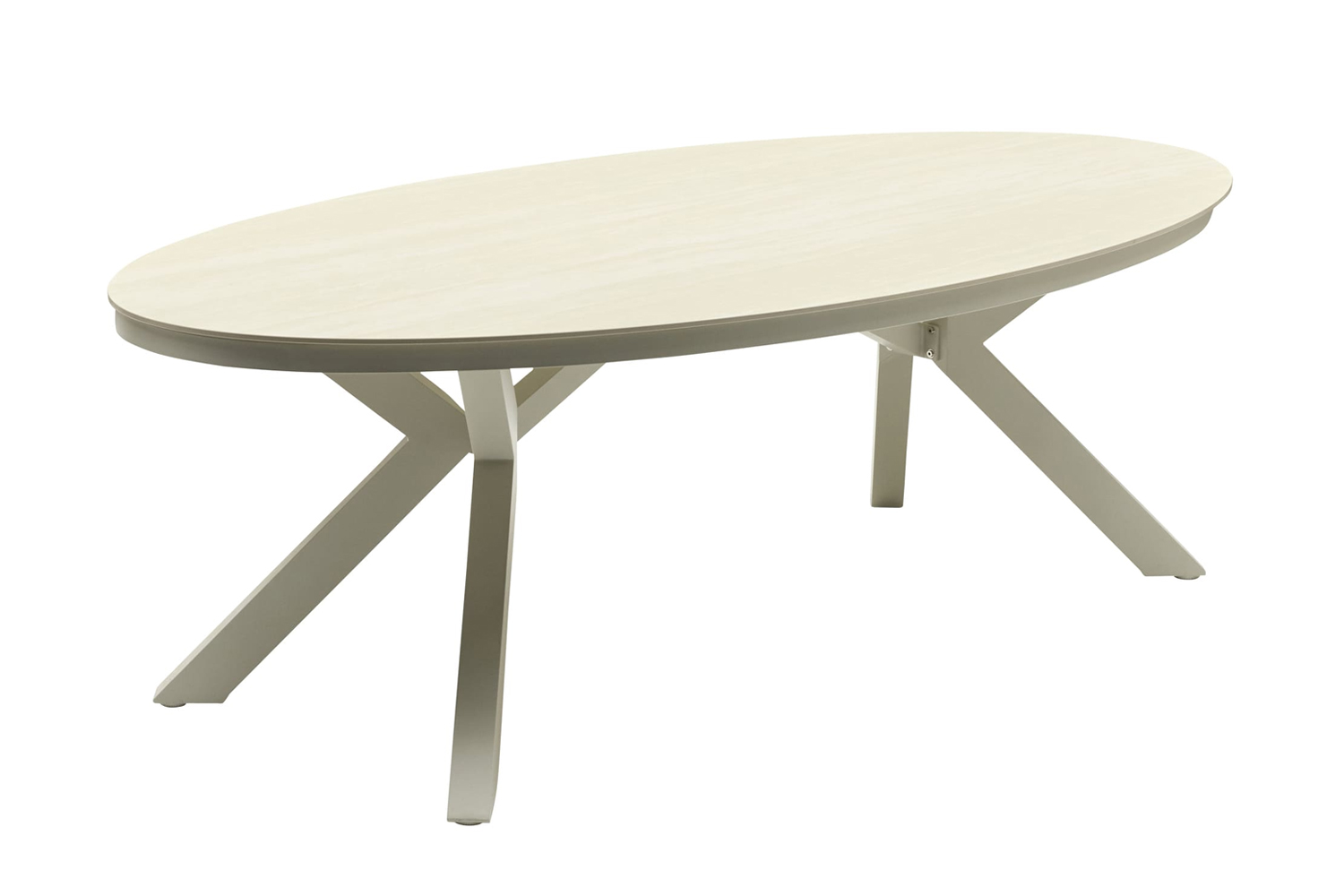 Gartentisch Malte Esstisch Terrassentisch 220x120x69cm Aluminium/sintered stone Taupe