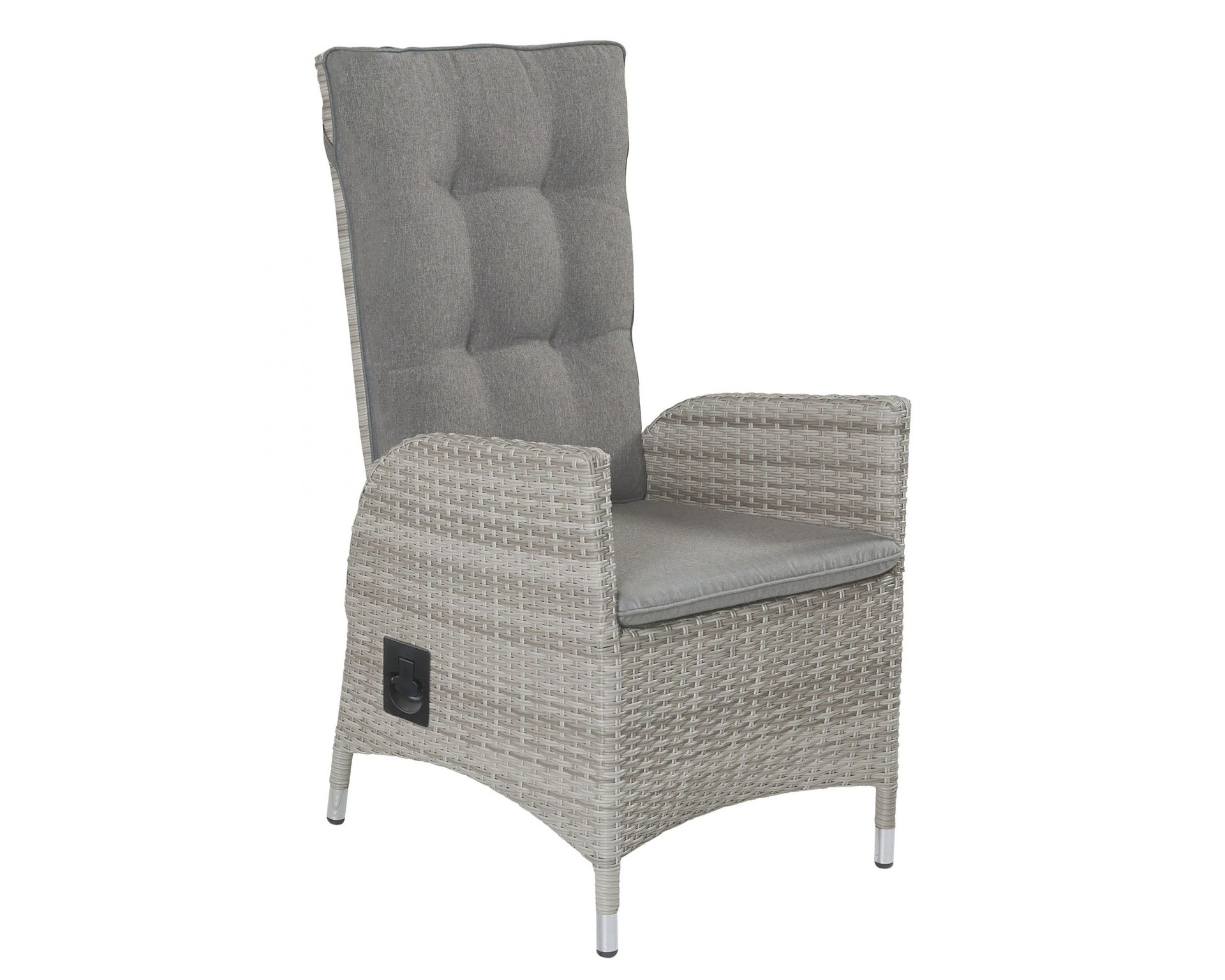 Dining Positionsstuhl Rio Verstellsessel Gartenstuhl Esstischstuhl grau