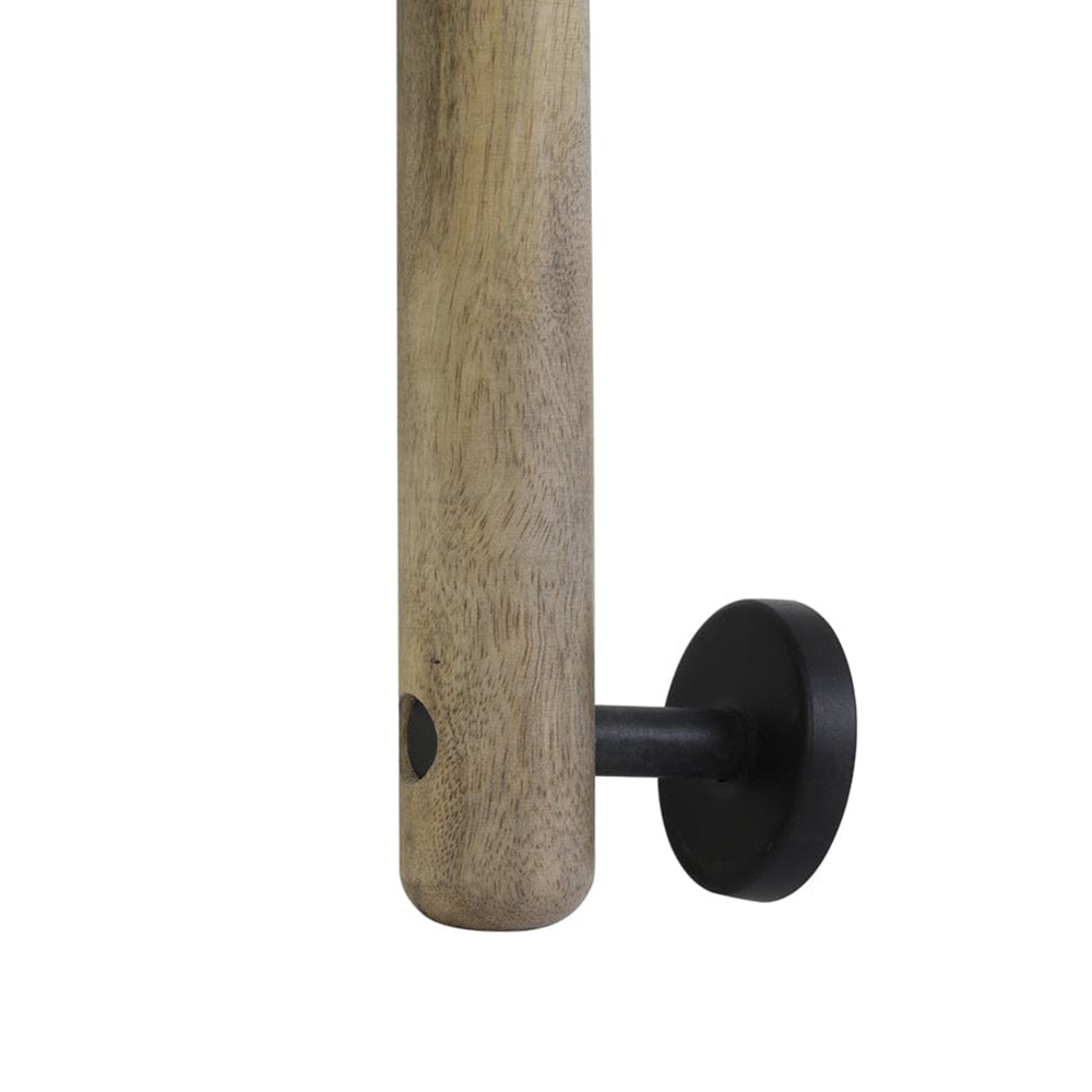 Wandleuchte Lampe BANU von Light & Living 120x25x45 cm Holz schwarz Wandleuchte Lampe BANU von Light & Living 120x25x45 cm Holz schwarz