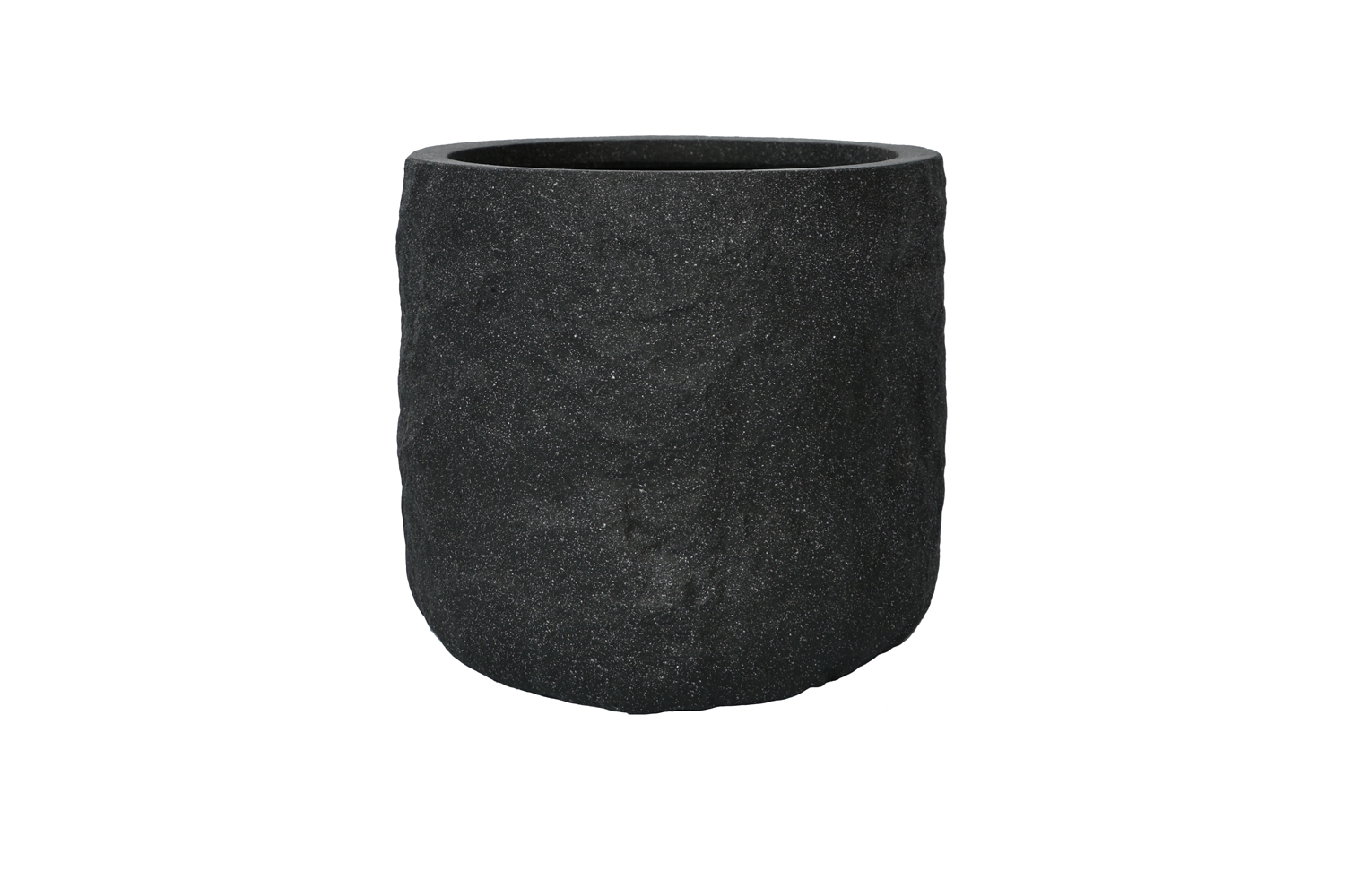 Pflanzgefäß The Rock Pflanzkasten Blumenkasten 28x25 cm Steinoptik Anthrazit