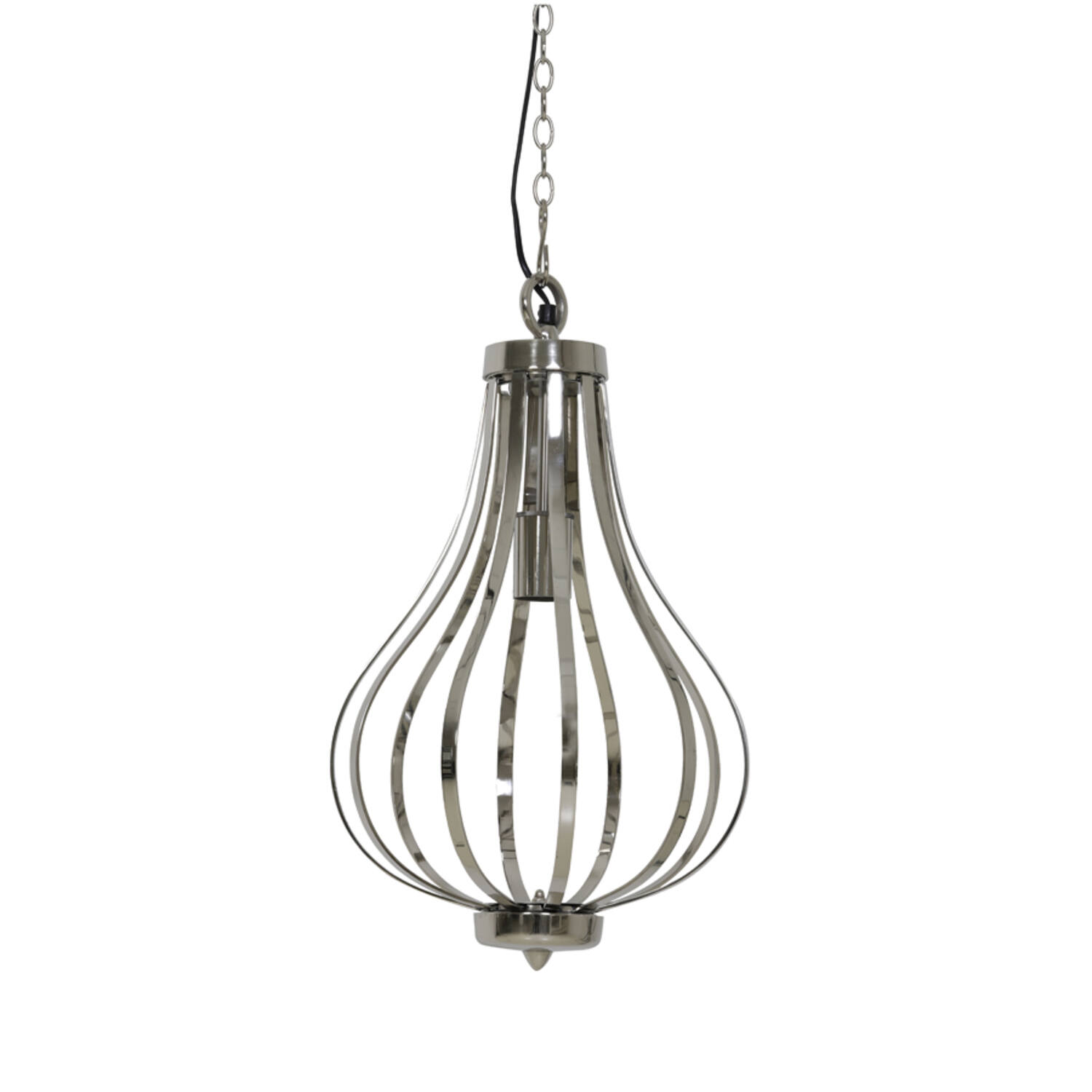 Deckenleuchte Hängeleuchte BONNIE von Light & Living Lampe Ø30,5x56 cm Silber Nickel